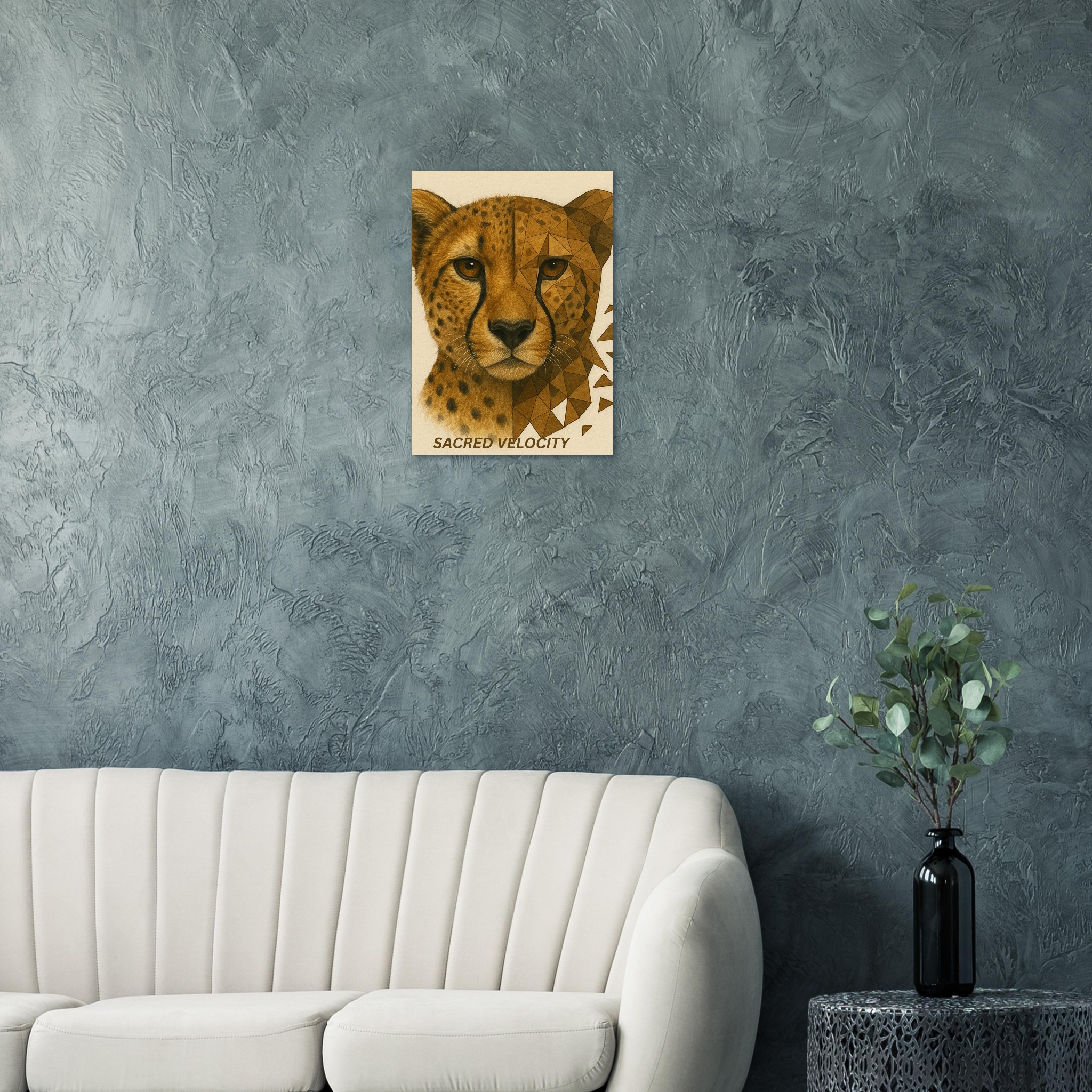 classic semi glossy paper poster, cheetah 392da8b3-9665-423d-9650-458fed3c3926