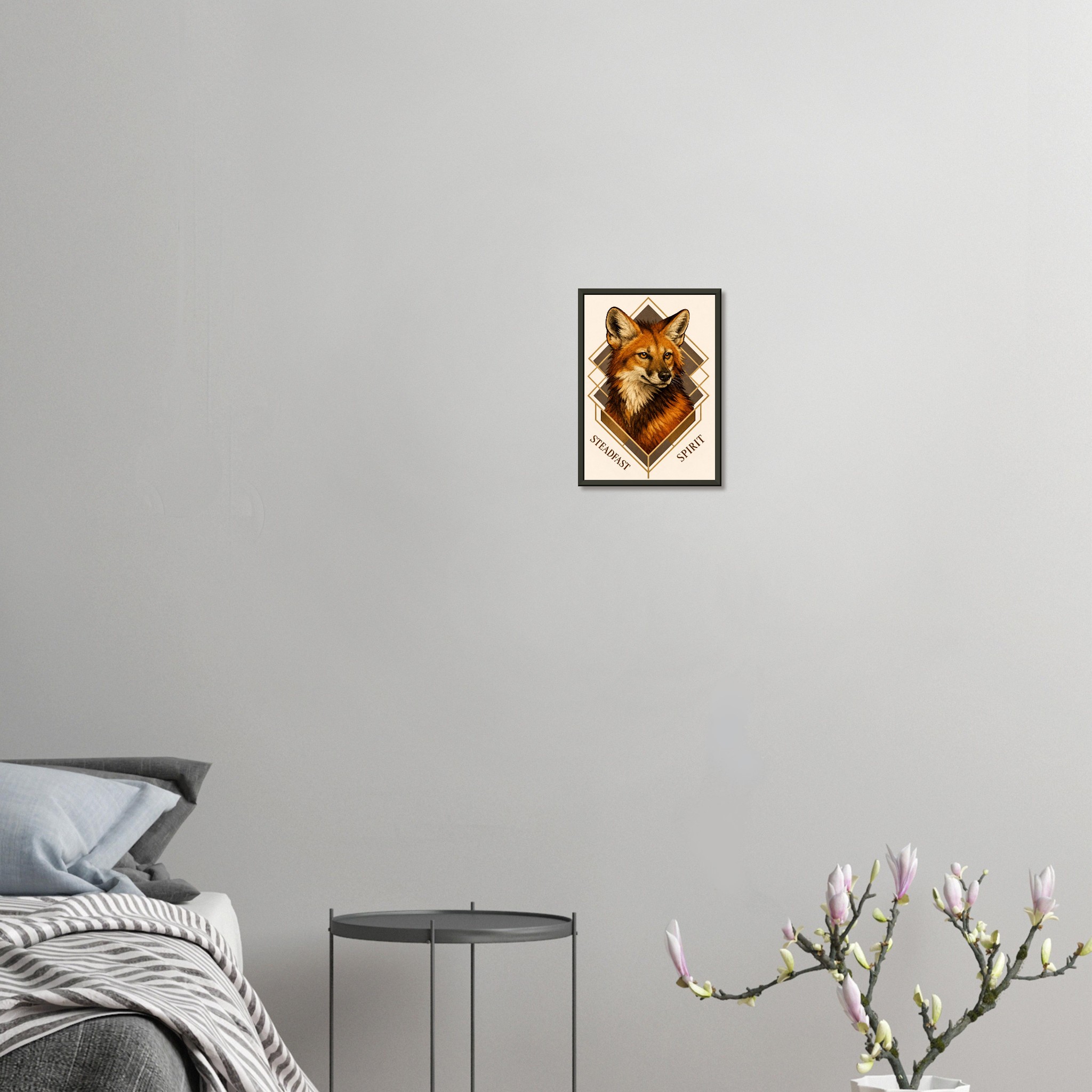 classic semi glossy paper metal framed poster maned wolf 3c4dba6d-b38f-4e88-a0f8-ad9dd336420a