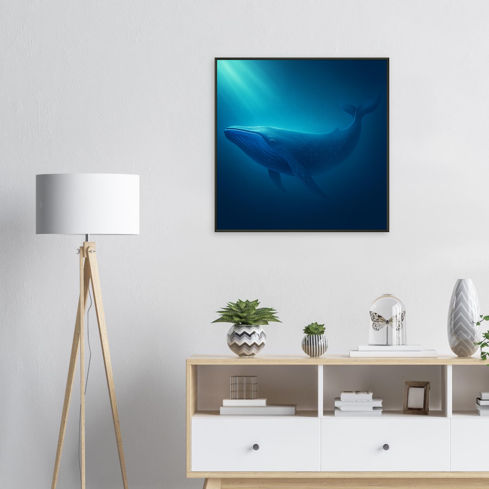 classic semi glossy paper metal framed poster humpback whale 3c60bdea-eef4-4c0a-bdf7-9d8452634d72