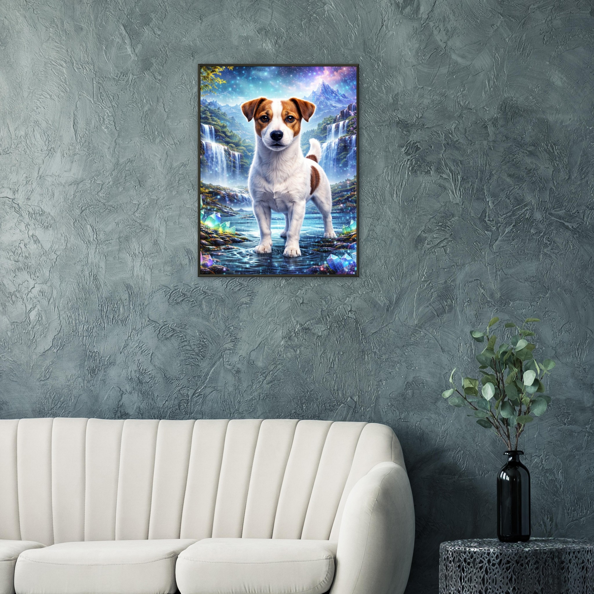 classic semi glossy paper metal framed poster jack russell 3f07f0dc-c9ba-4222-b262-86f3d9a184f7