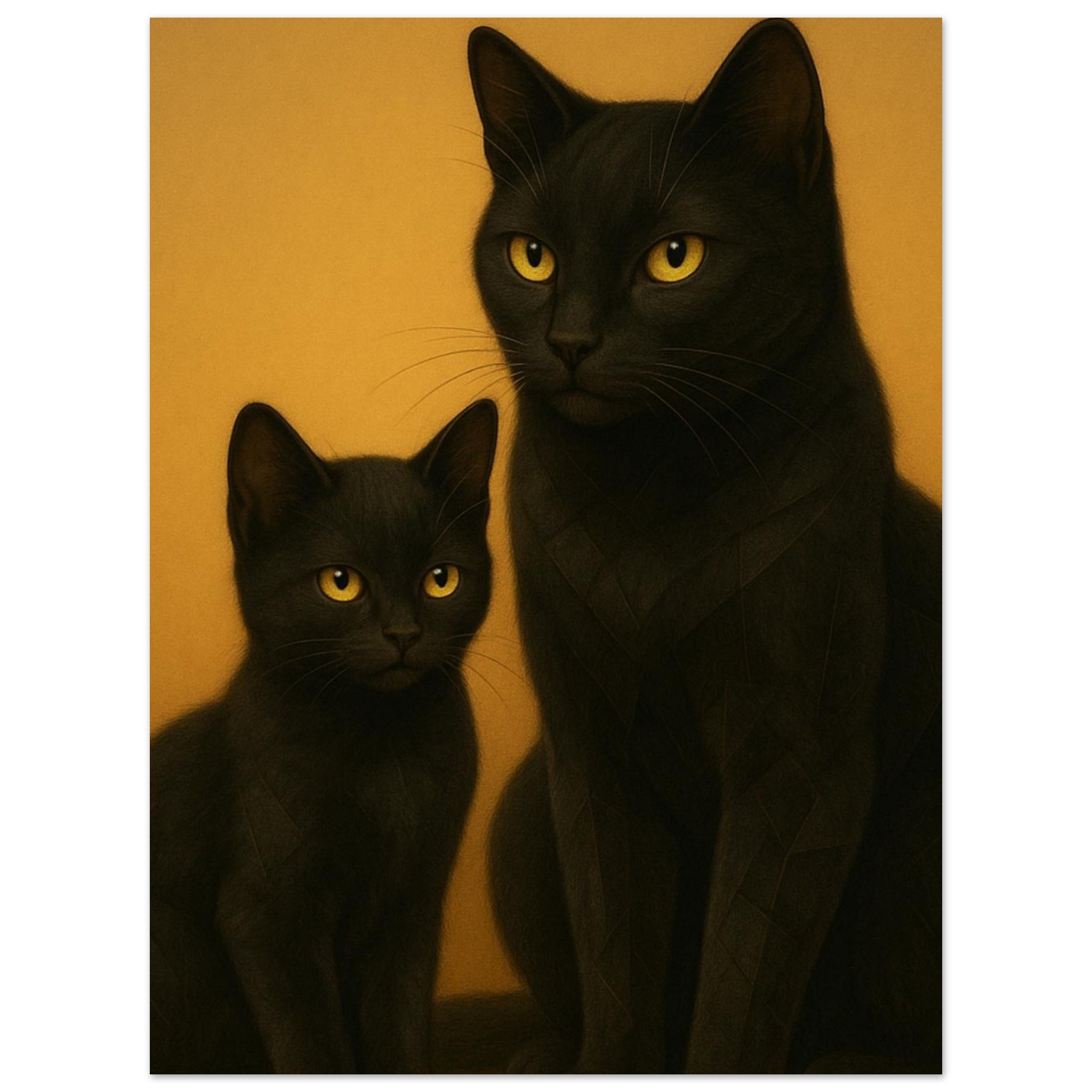 classic semi glossy paper poster mum and kitten 3fac78dc-584b-4556-9e51-f8ba3fd10623