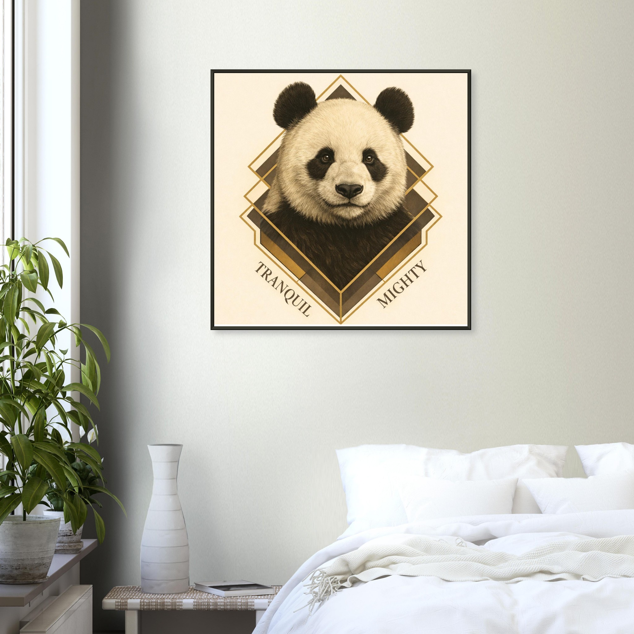 classic semi glossy paper metal framed poster panda wall art 418dd205-75f1-4396-91ab-08aee1ea9924