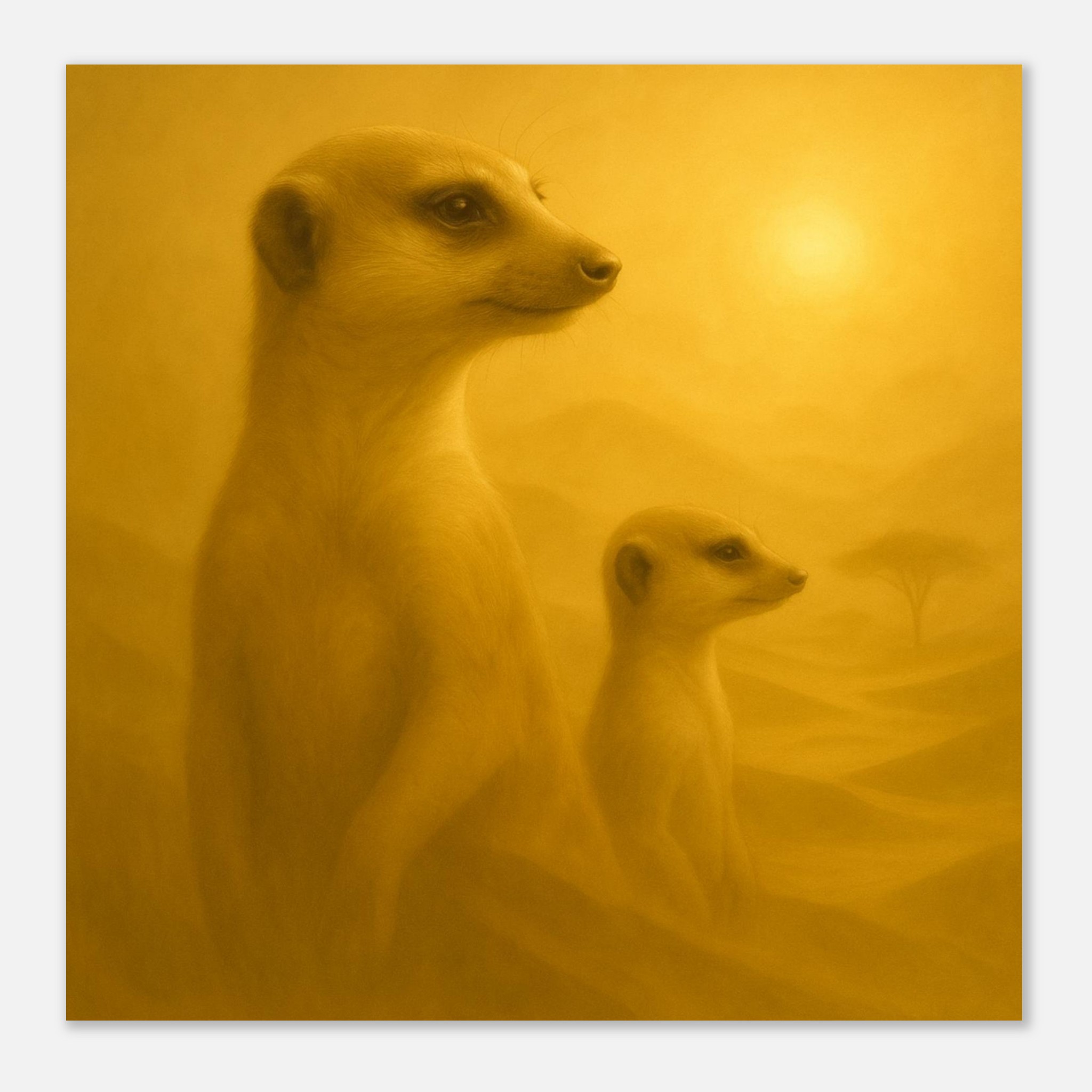 classic semi glossy paper poster meerkats 44414725-e45c-4607-98a3-262cd8df309f