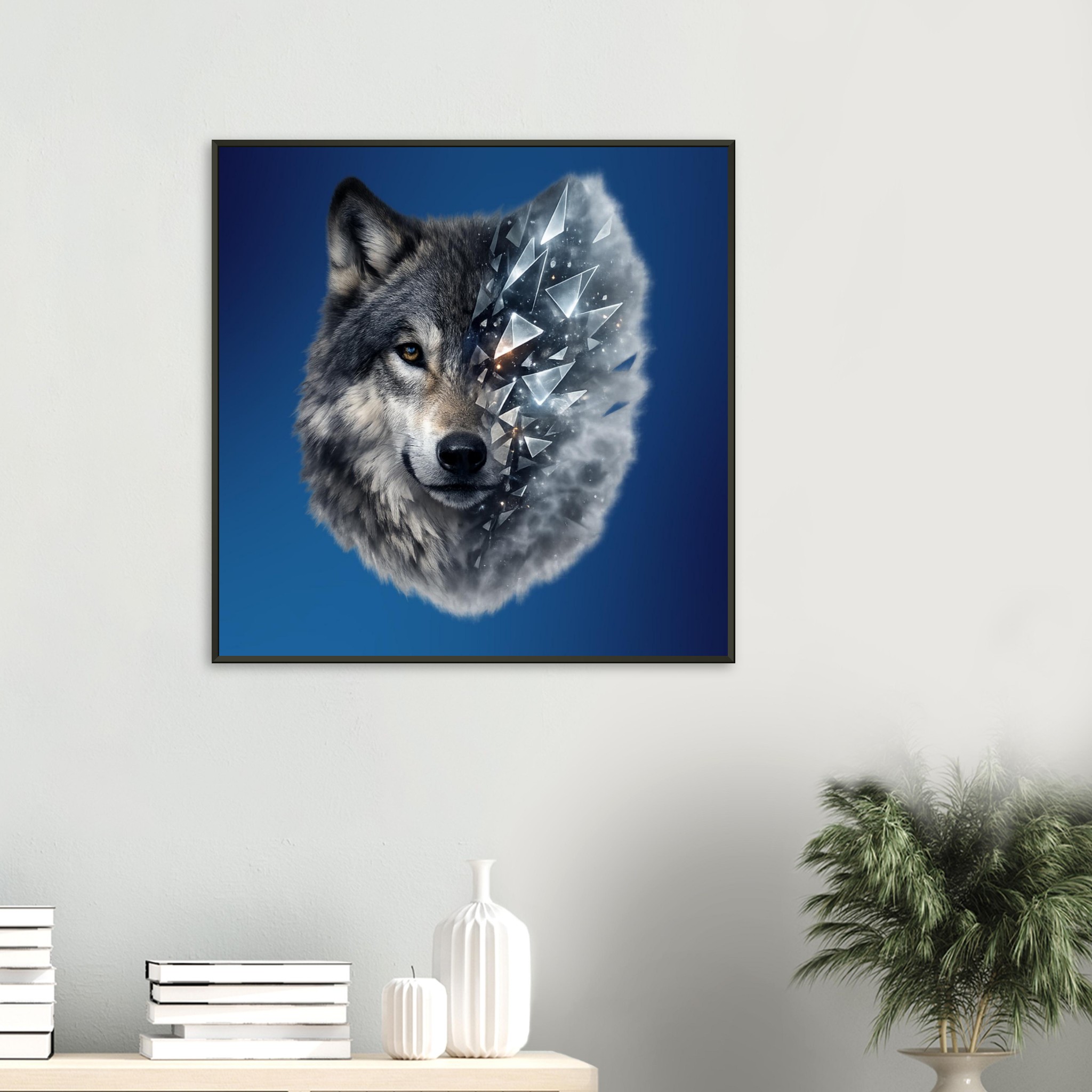classic semi glossy paper metal framed poster wolf 445ebf37-c906-4965-ba96-191f8562f7fd