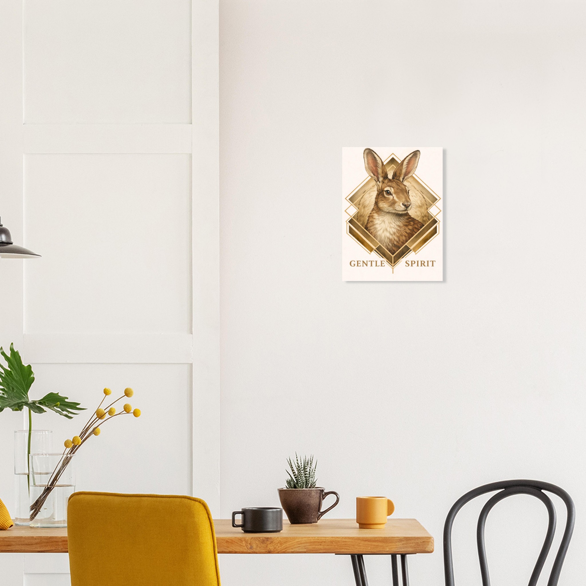 classic semi glossy paper poster hare wall art 464b6c01-9016-48c2-a3c3-46b3f0349a42