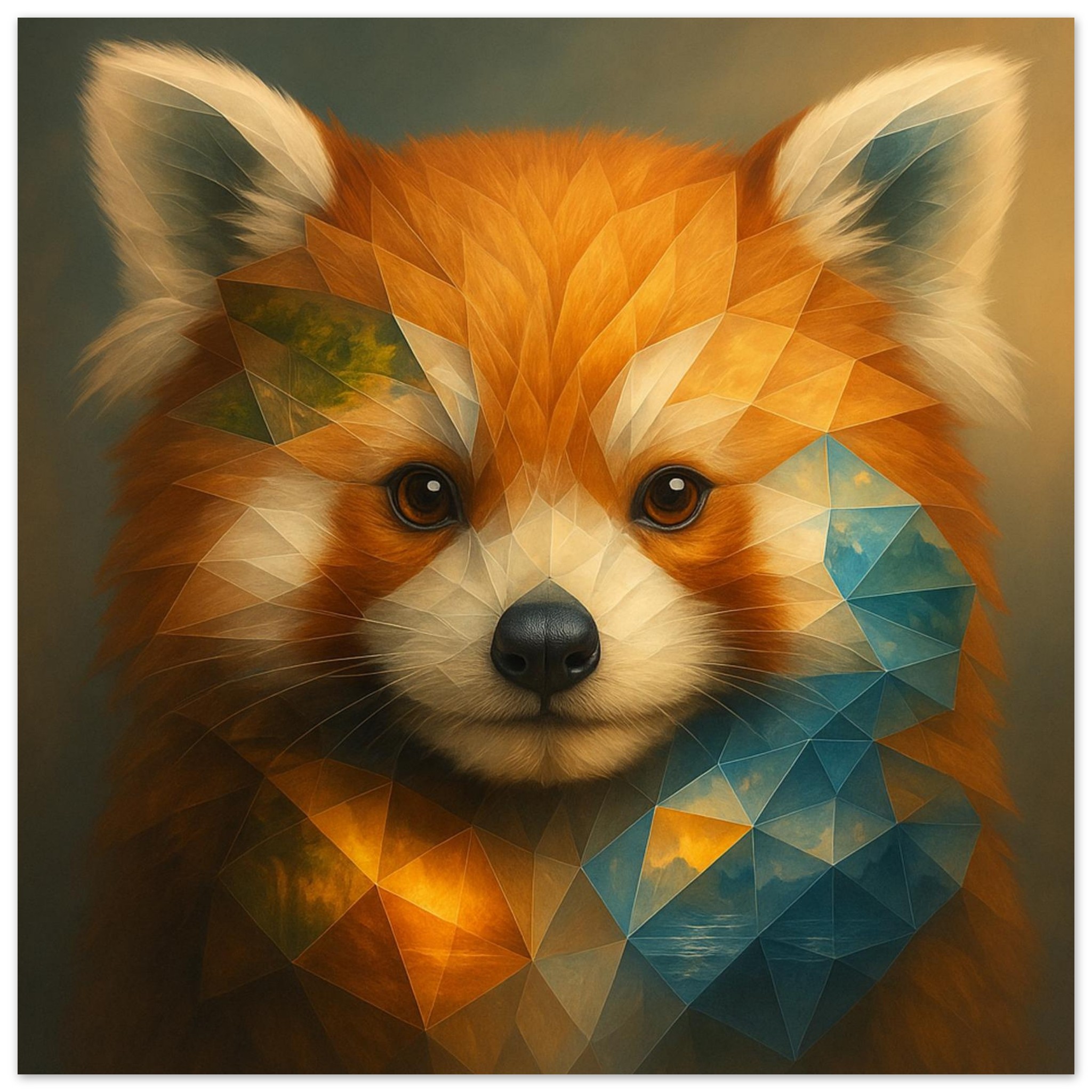 classic semi glossy paper poster red panda 48239250-8879-4bc3-89a3-0c3355ddbd27