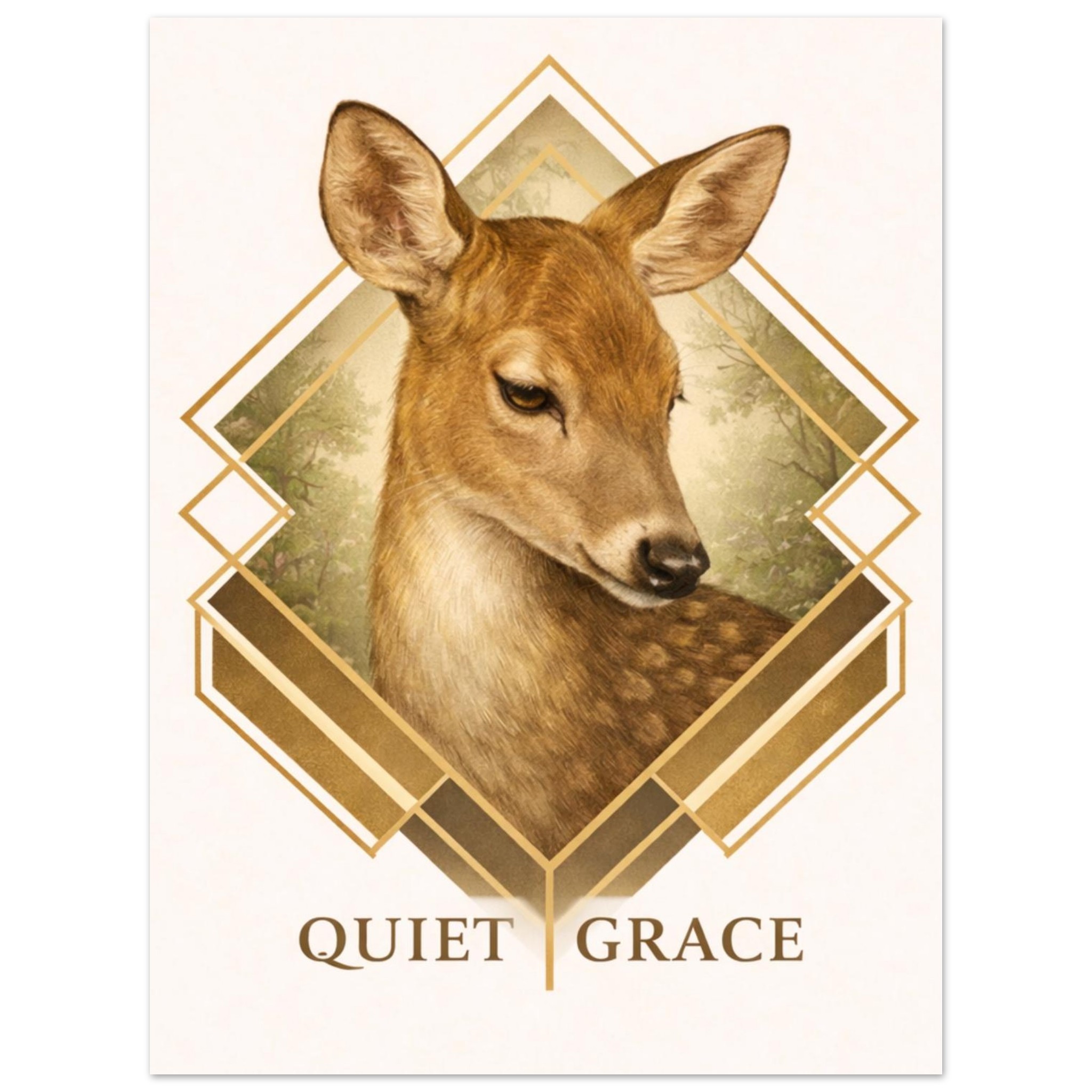 classic semi glossy paper poster, deer 49e4c3a7-a813-4f8d-8d79-261307007dae