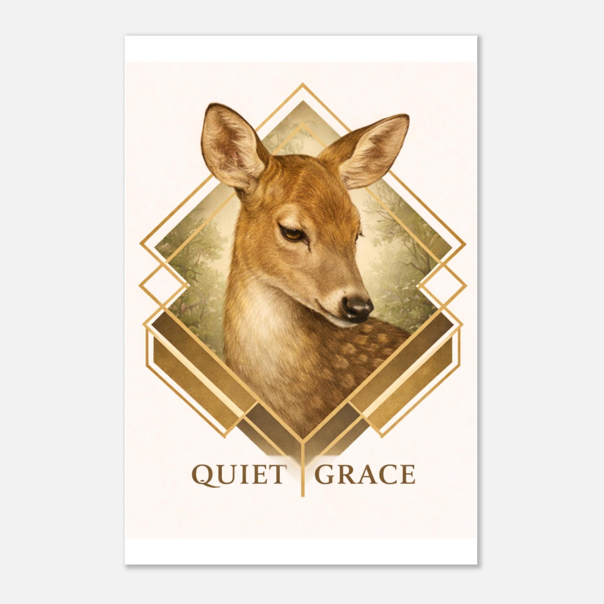 classic semi glossy paper poster, deer 4a08940a-bdc1-4016-ae26-15b4281918c1
