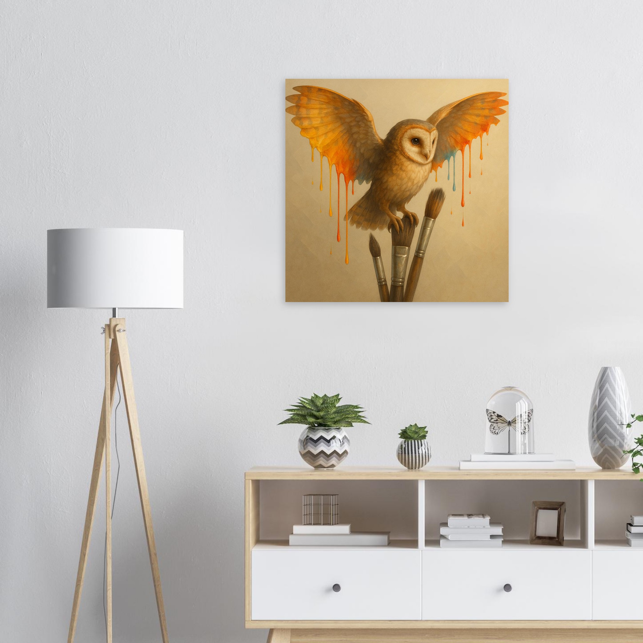 classic semi glossy paper poster, barn owl 4b3f74bd-a16b-40c4-9b11-fb02f5622299