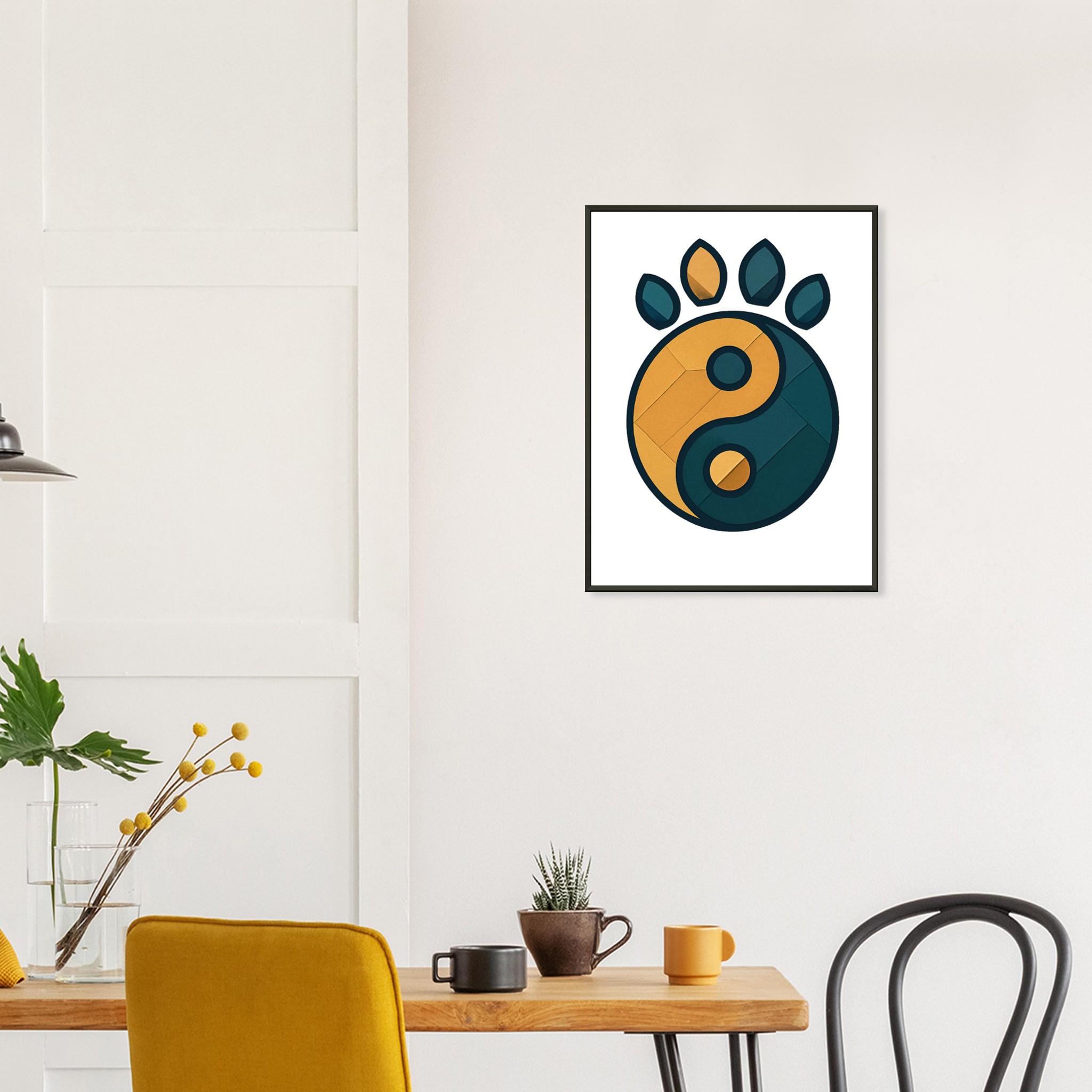 classic semi glossy paper metal framed poster yin and yang 4ba82276-b0ae-4739-8995-9b5a1ddc7183