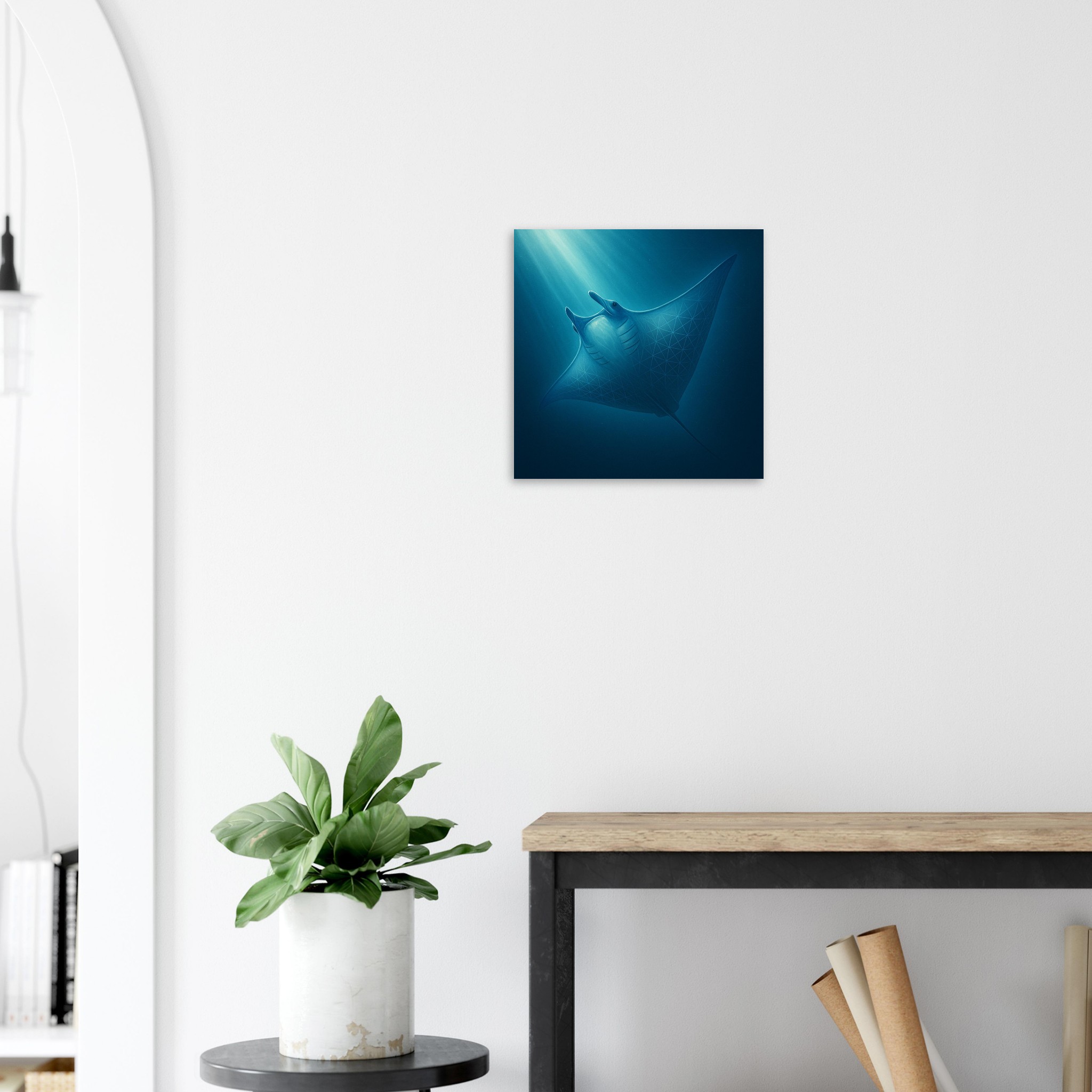 classic semi glossy paper poster manta ray 4d4cff95-f924-408e-8b08-d25c73e98c52