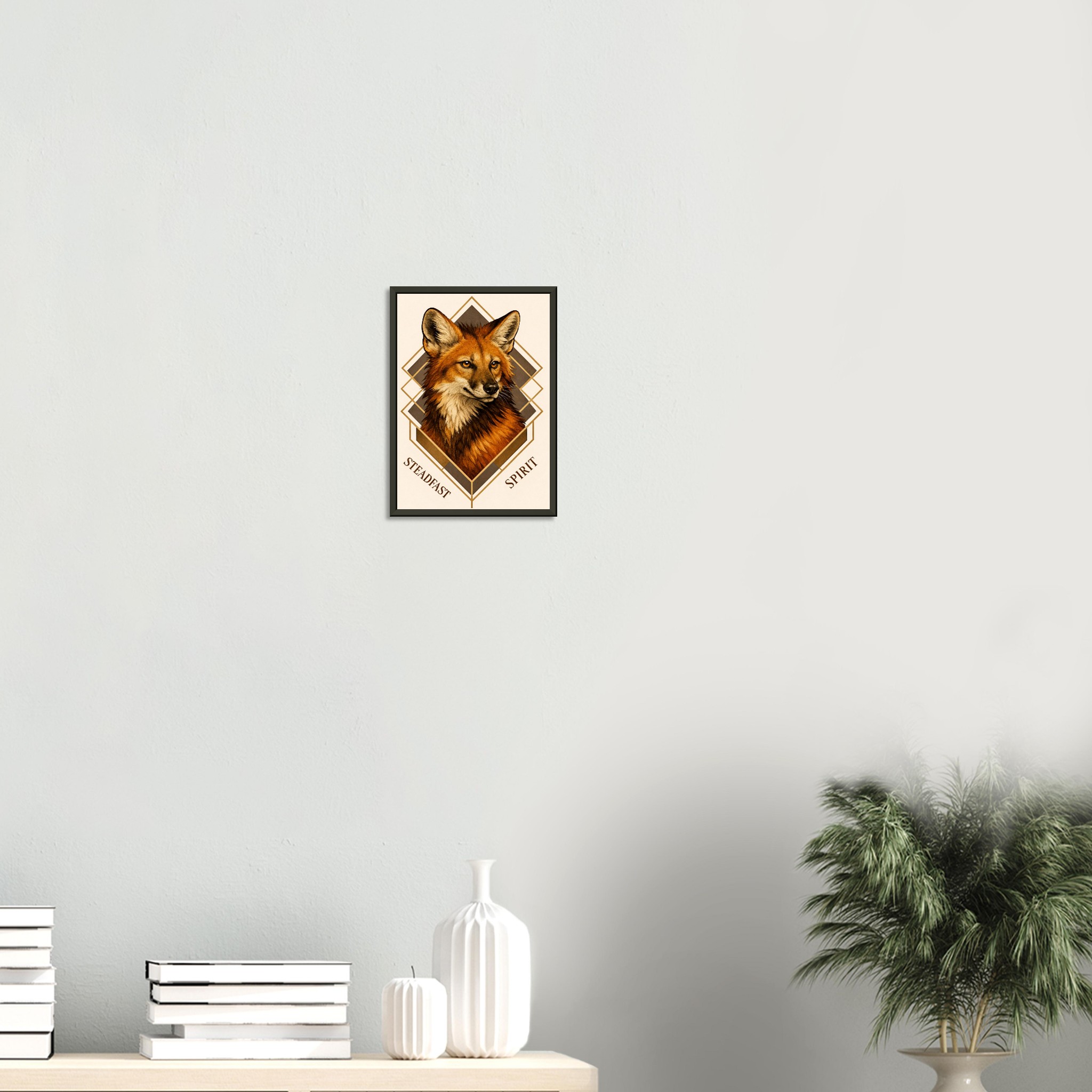 classic semi glossy paper metal framed poster maned wolf 4d6671b1-8a7f-47b4-b30d-34894f210d8f