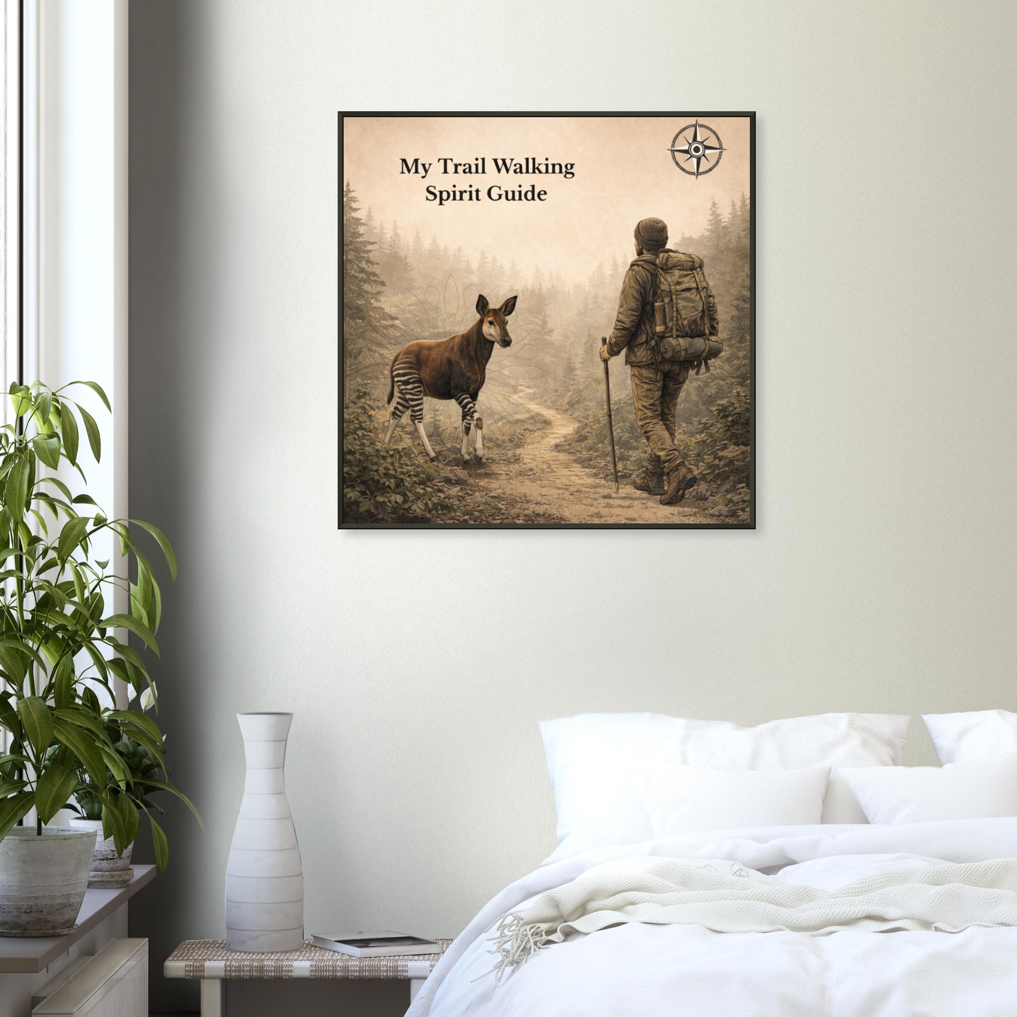 classic semi glossy paper metal framed poster trail walking guide 4e15e01a-90dc-4913-b149-61f5d81731cc