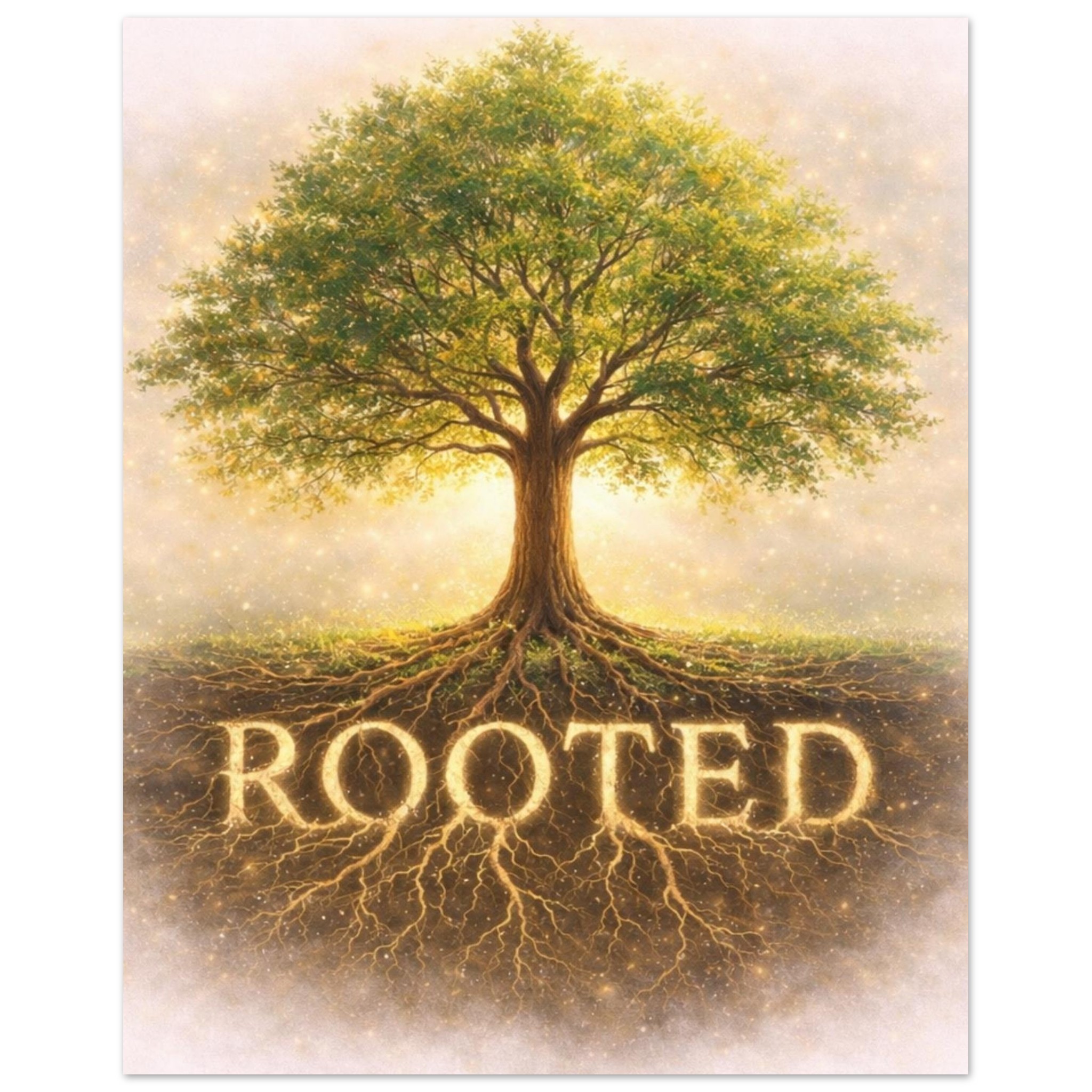 classic semi glossy paper poster rooted tree 513c9efe-2ee1-4de1-b3b3-5bfd9fe17be5