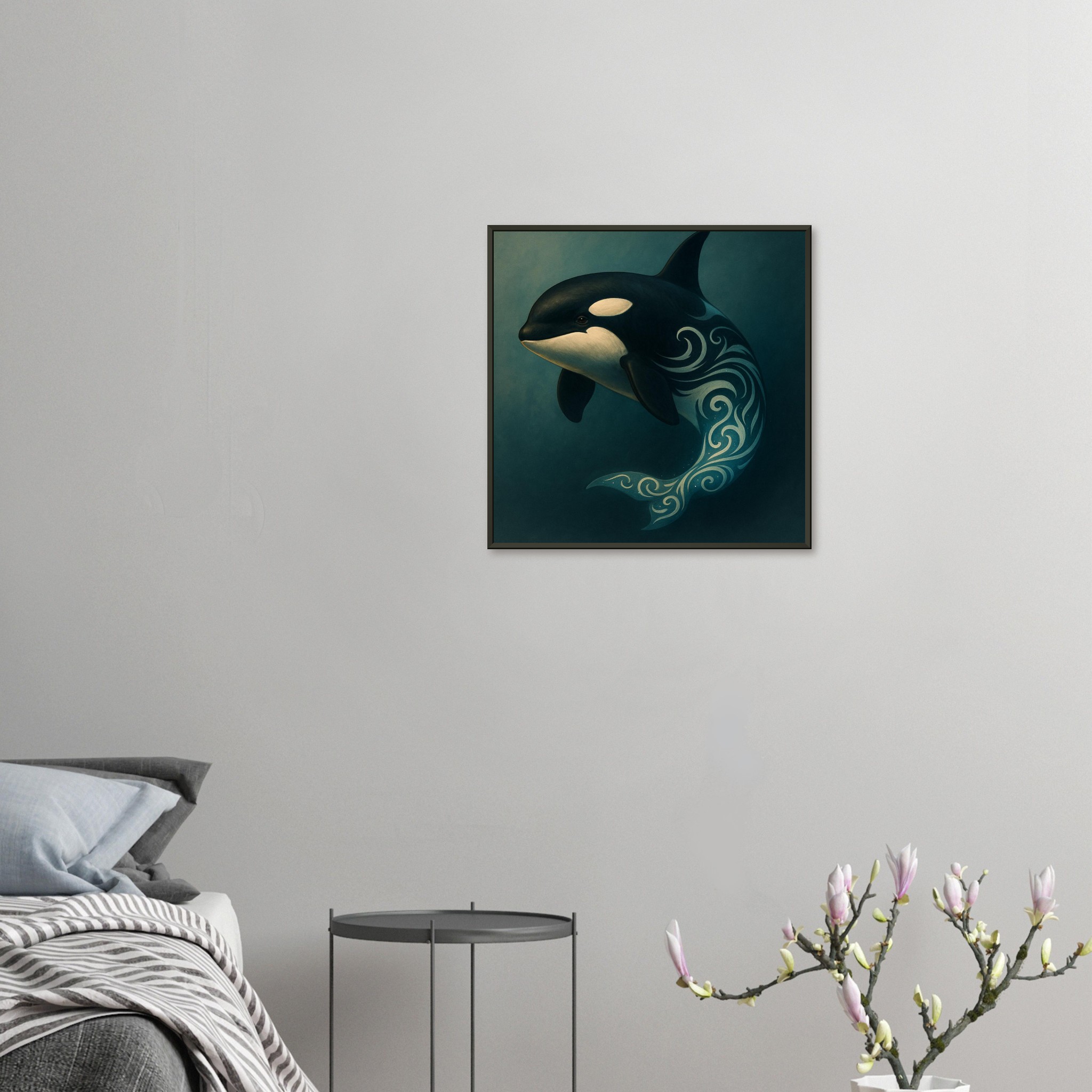 classic semi glossy paper metal framed poster orca 51dad9ce-7edd-4698-9383-7f1a193a93e0