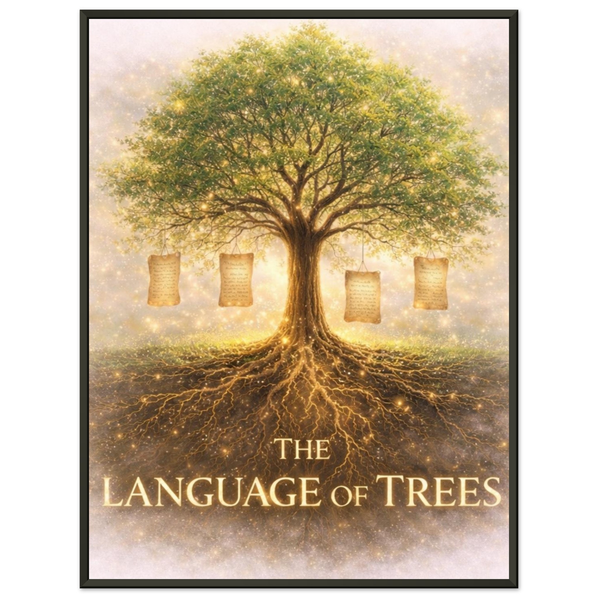 classic semi glossy paper metal framed poster the language of trees 52366f6e-1d8b-4326-804a-f854bef49c01