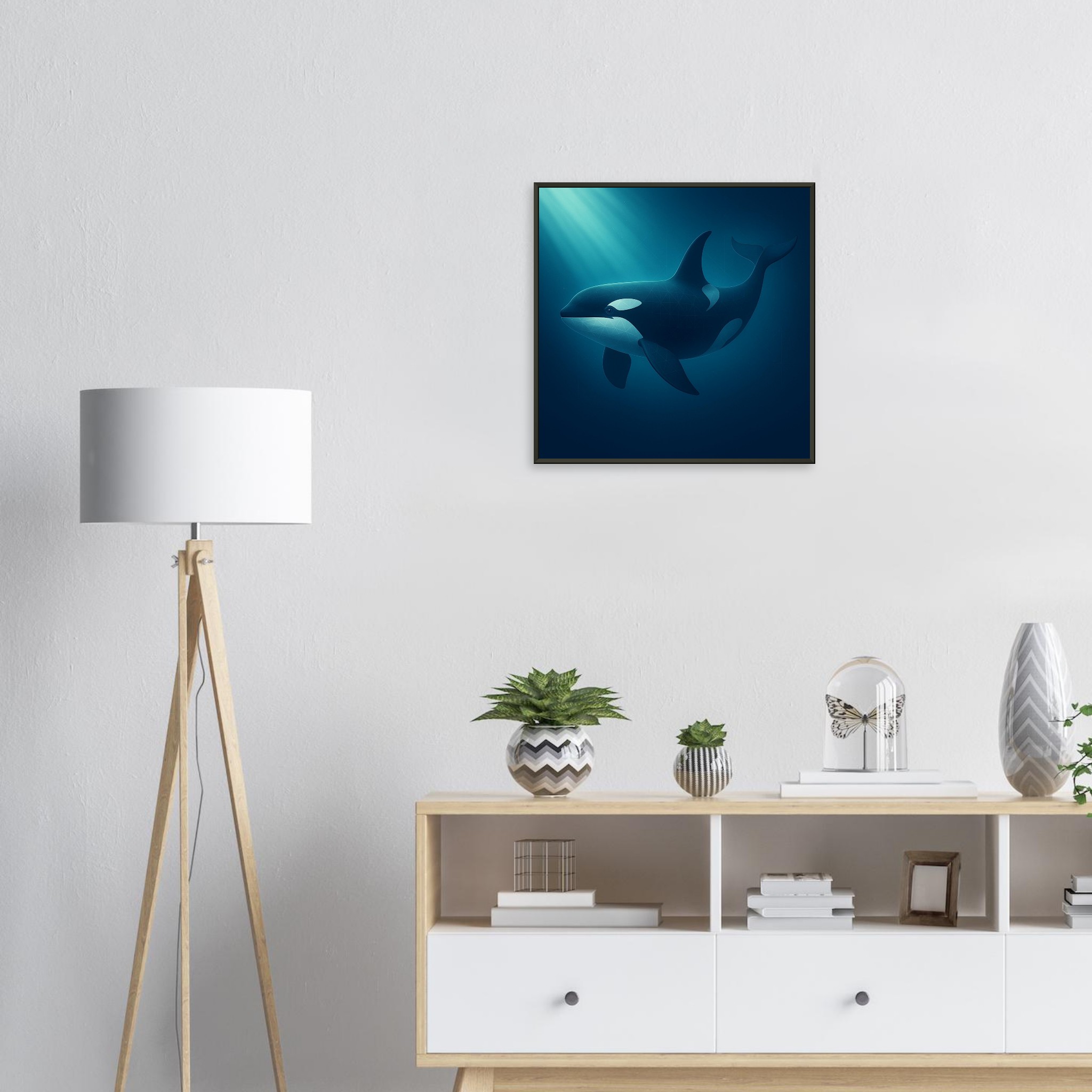 classic semi glossy paper metal framed poster orca 52f94d5a-037a-42d6-8d98-e1fc5702b54d