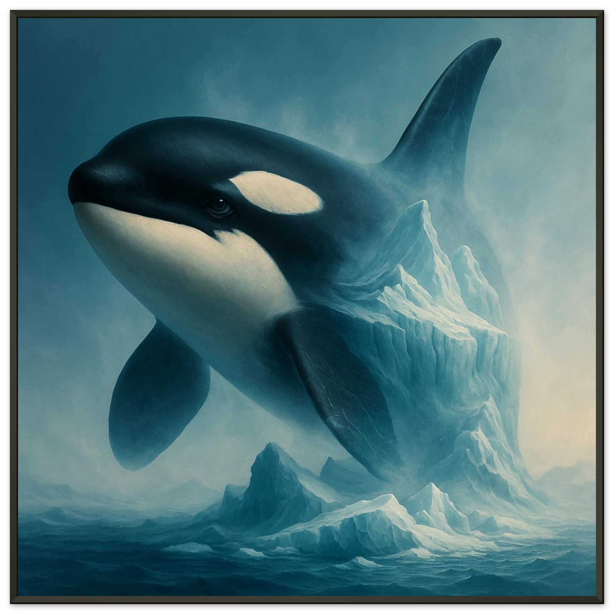 classic semi glossy paper metal framed poster orca 53b66e1d-5410-403e-ba0a-bfa317df6d1b