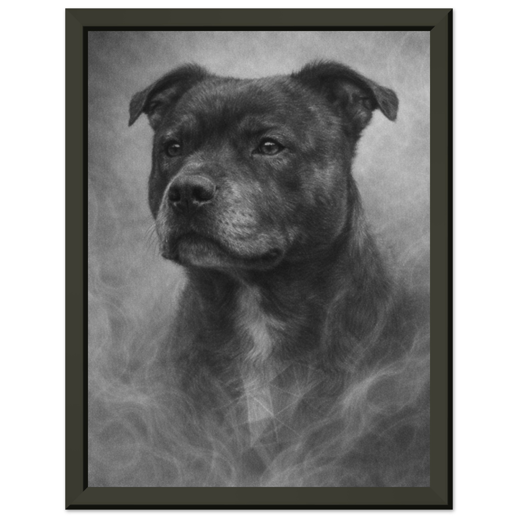 classic semi glossy paper metal framed poster staffy 57a03809-1611-4f23-b2b4-29887f885cd1