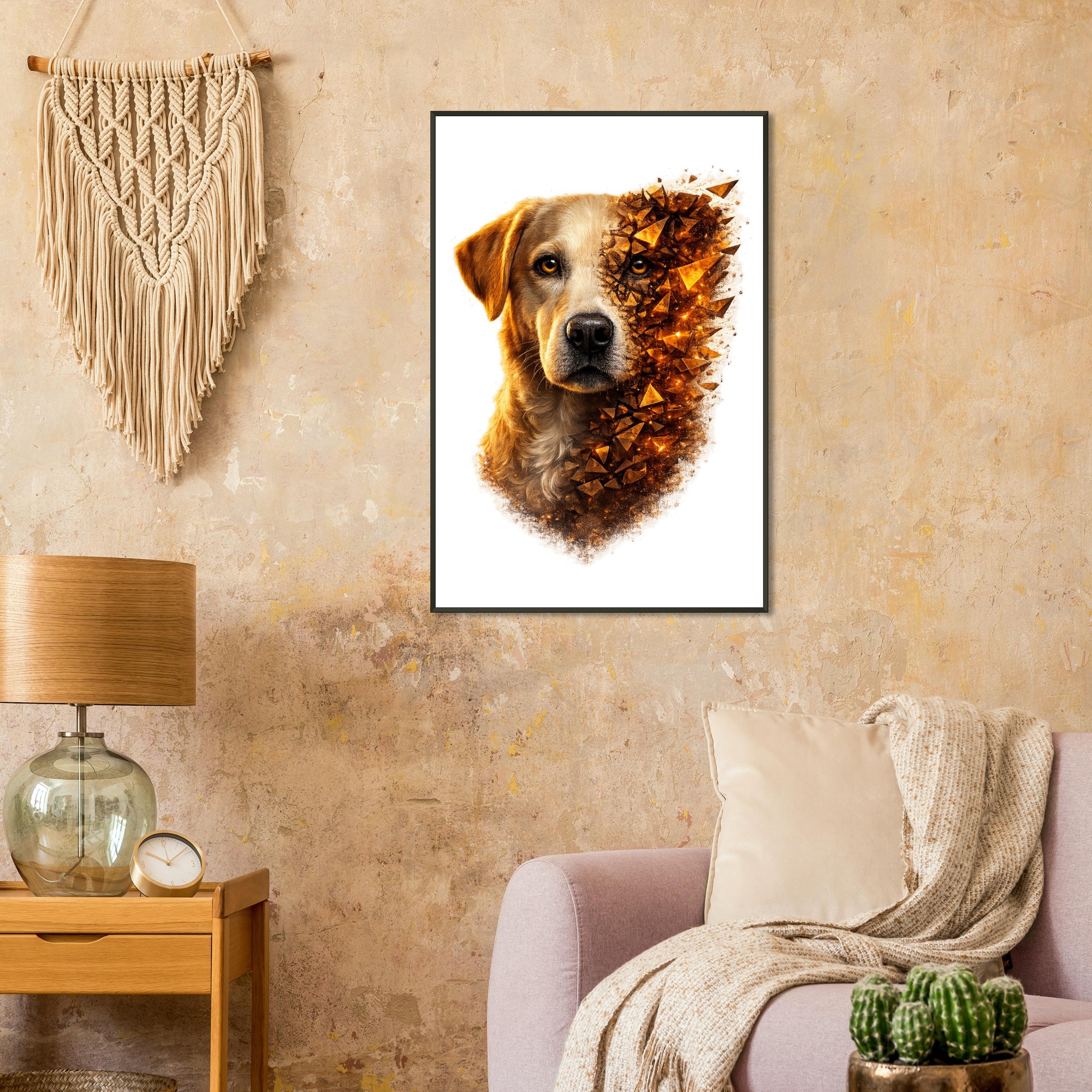 classic semi glossy paper metal framed poster labrador 589058d2-1281-48d8-b7bc-4b396b062906
