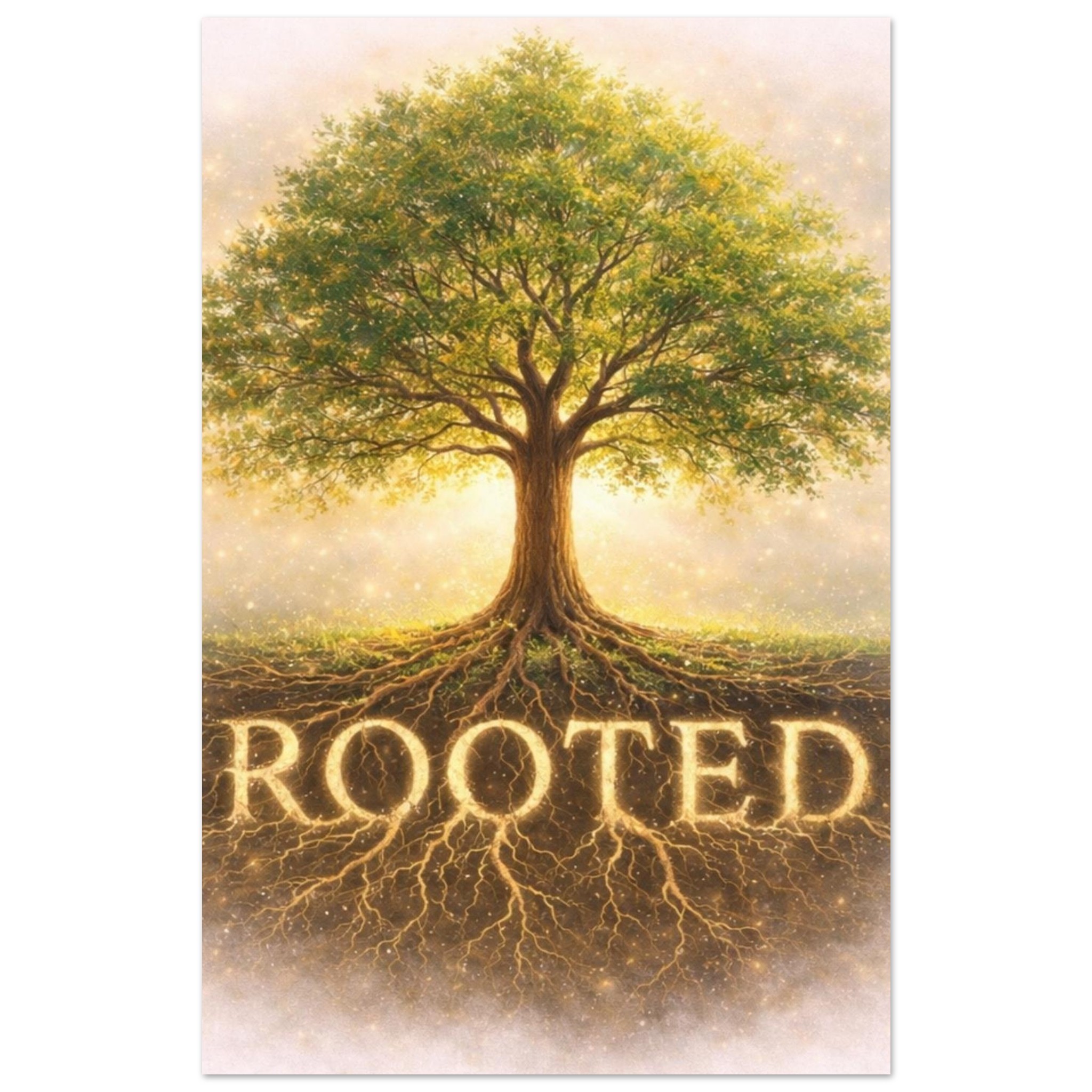 classic semi glossy paper poster rooted tree 58ce064a-272f-4bf8-acc6-5b3324424ee0