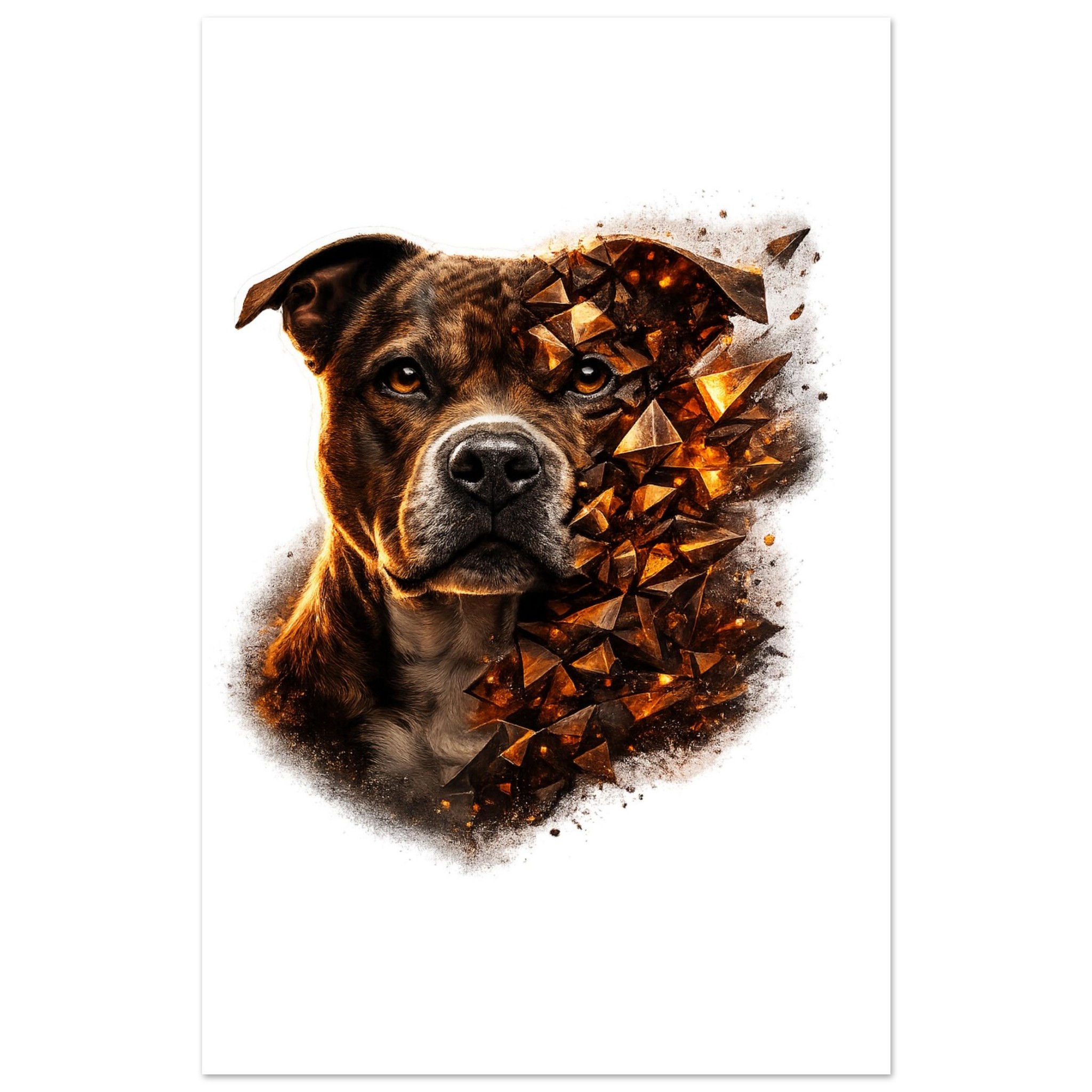 classic semi glossy paper poster staffordshire bull terrier 5a734cac-3533-42ca-9ea4-f22d3dc40c5d
