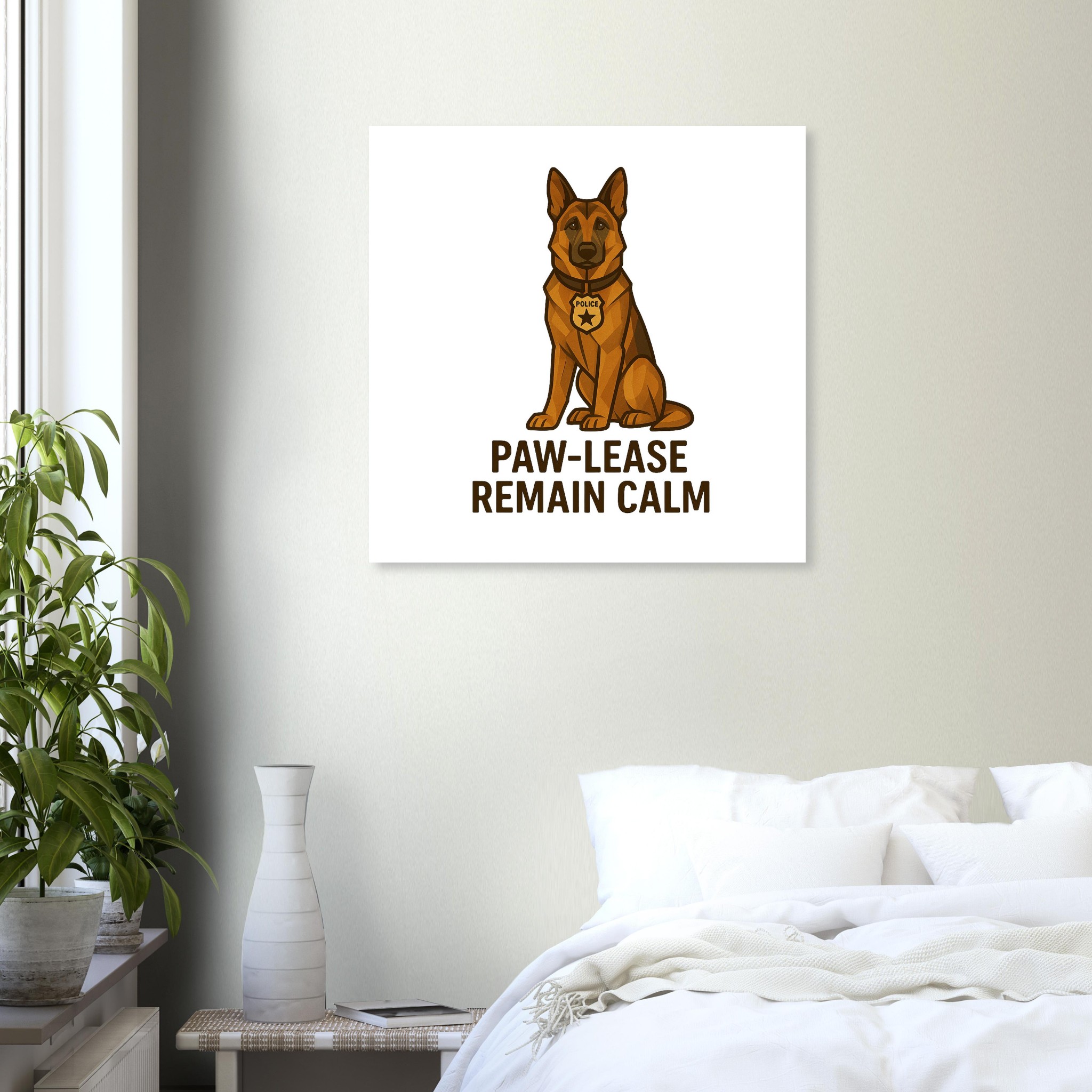 classic semi glossy paper poster paw lease remain calm 5b69b949-0175-4be7-829a-78f5ac5eb7ce