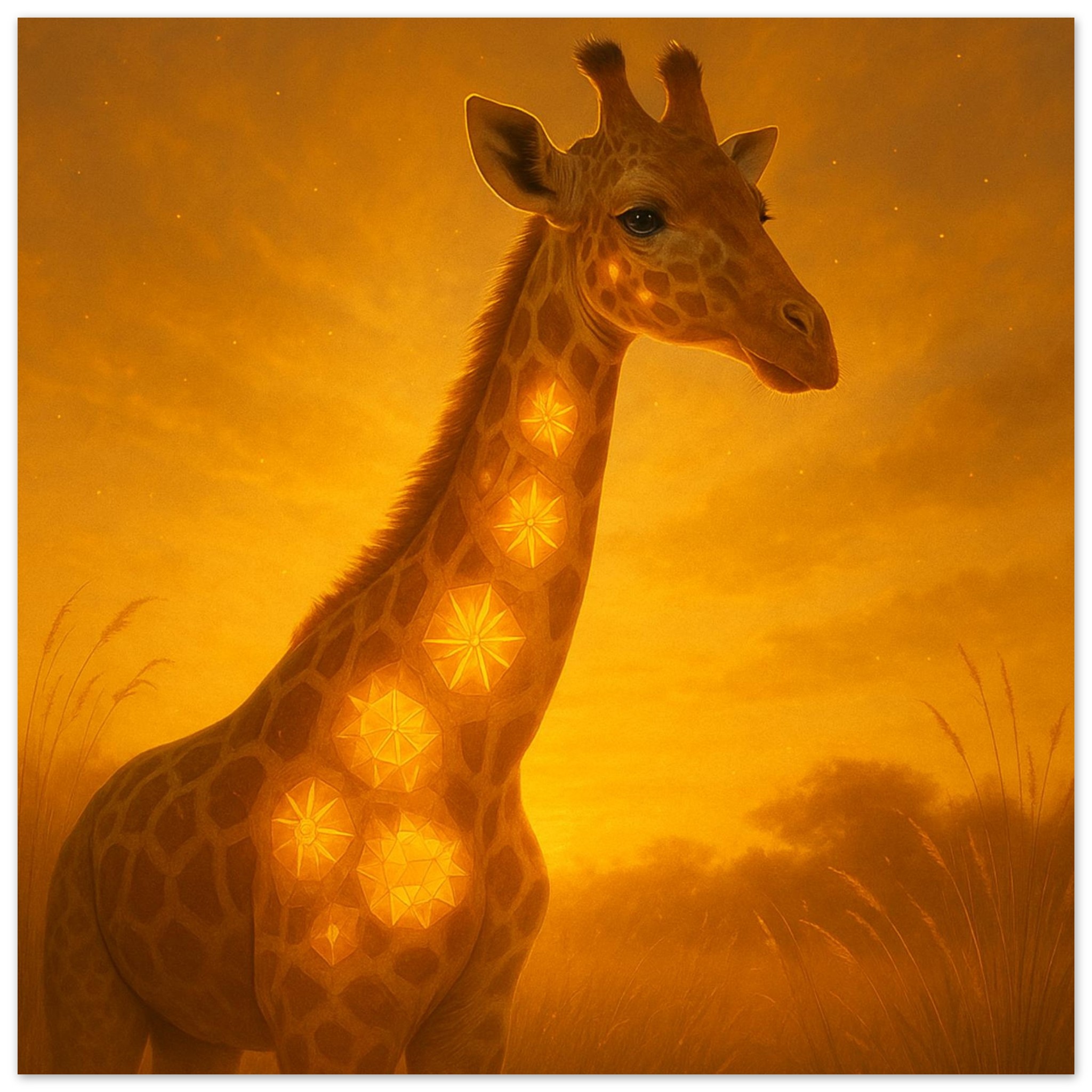 classic semi glossy paper poster giraffe 5c0726ce-d609-4704-a8ec-bd1921f28dbd