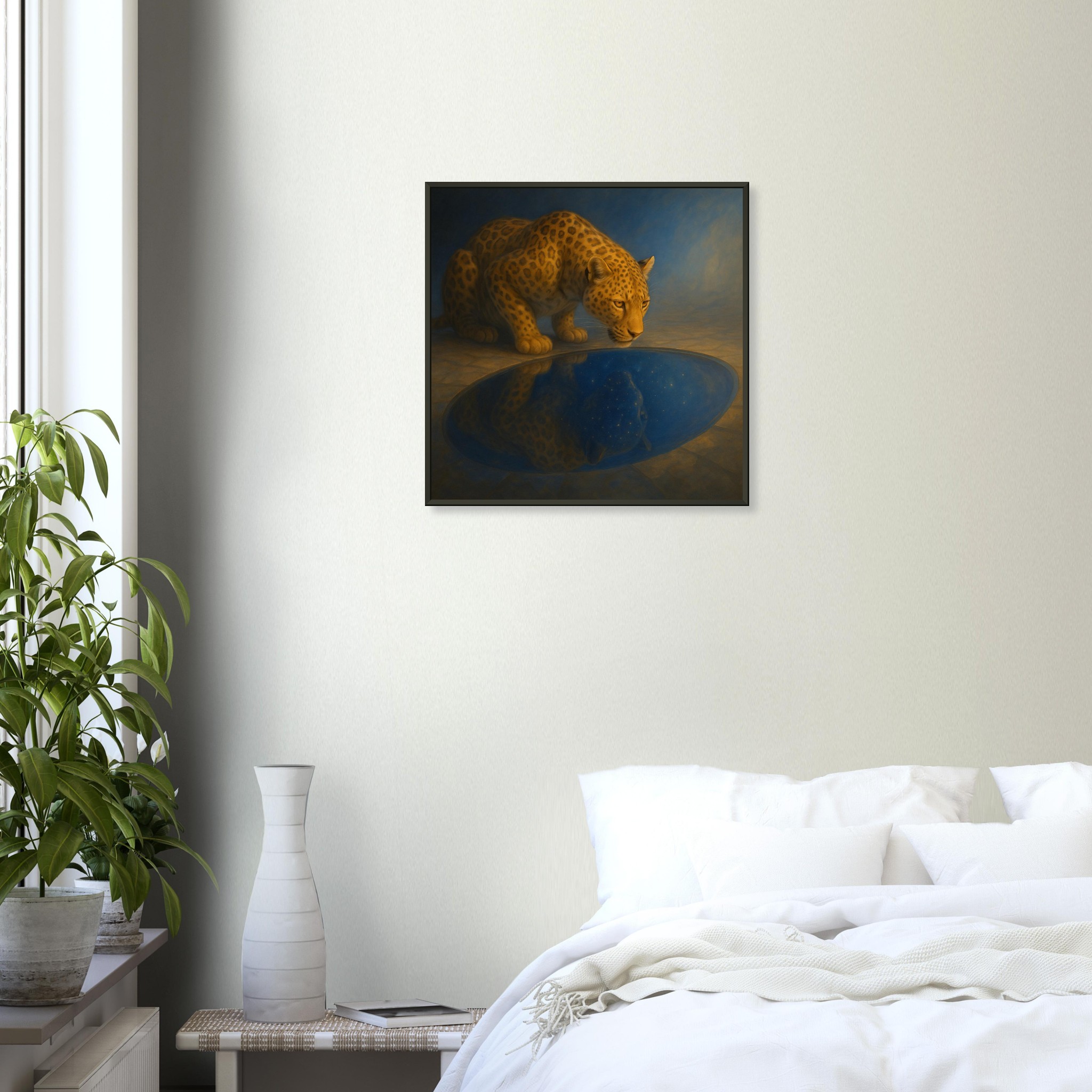 classic semi glossy paper metal framed poster leopard wall art 5c671b29-2397-4c33-a942-35a49628a124