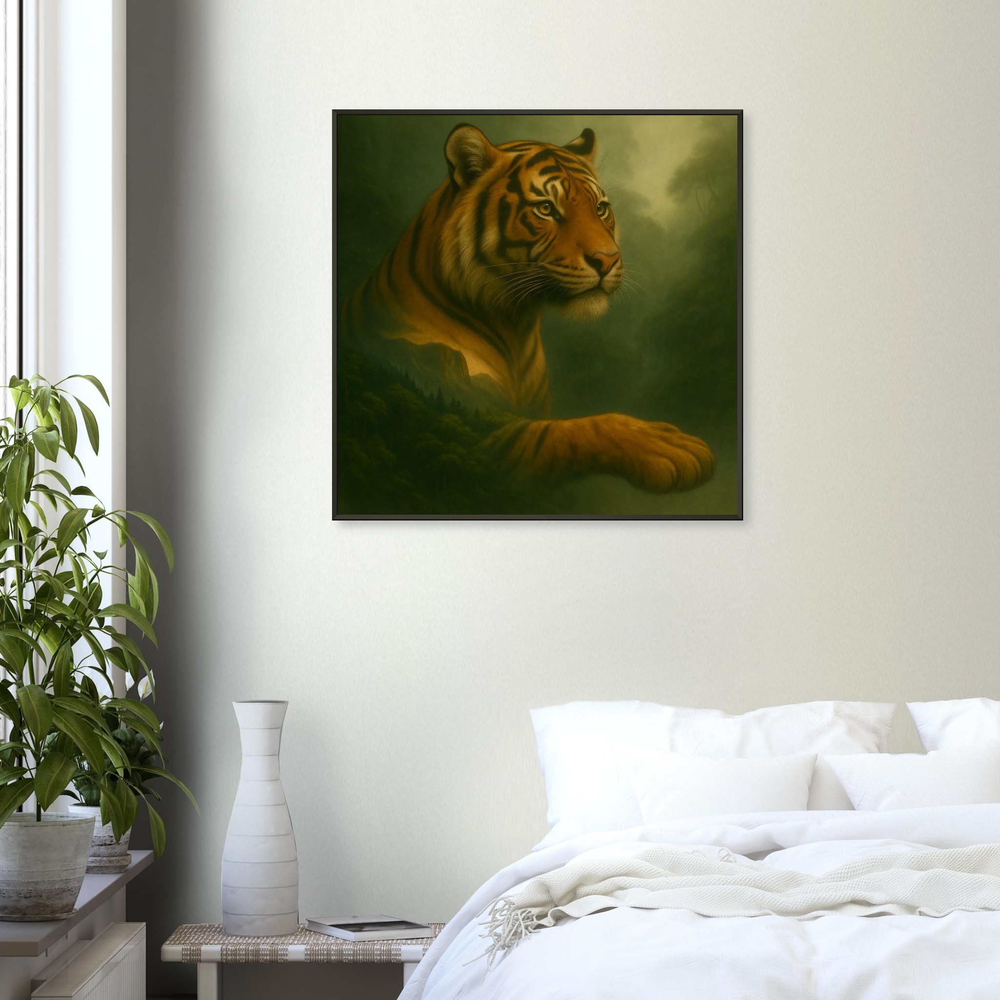 classic semi glossy paper metal framed poster tiger 5cce025f-e8bd-420f-9633-c10a3c71bef6