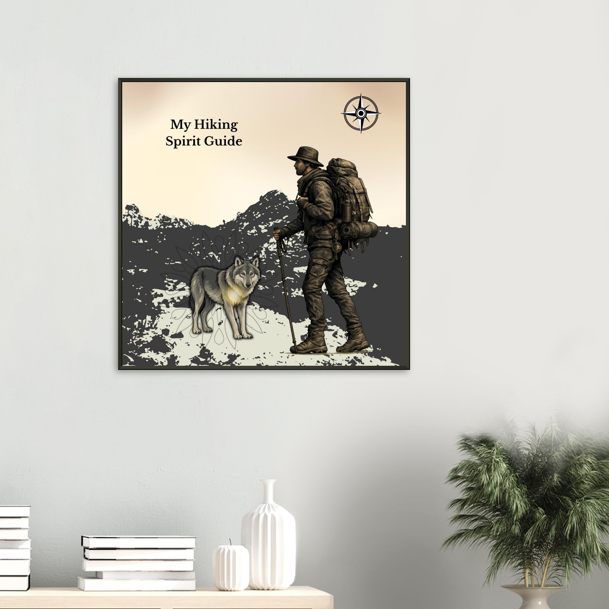 classic semi glossy paper metal framed poster hiking spirit guide 5d66e6fa-f1d9-4f91-8ab1-dd62d2b058aa