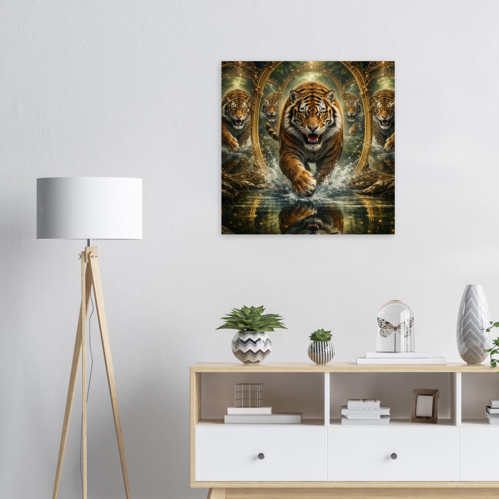 classic semi glossy paper poster tiger reflections 5e6c1476-2a47-4e04-98f5-7c19cde2af0e