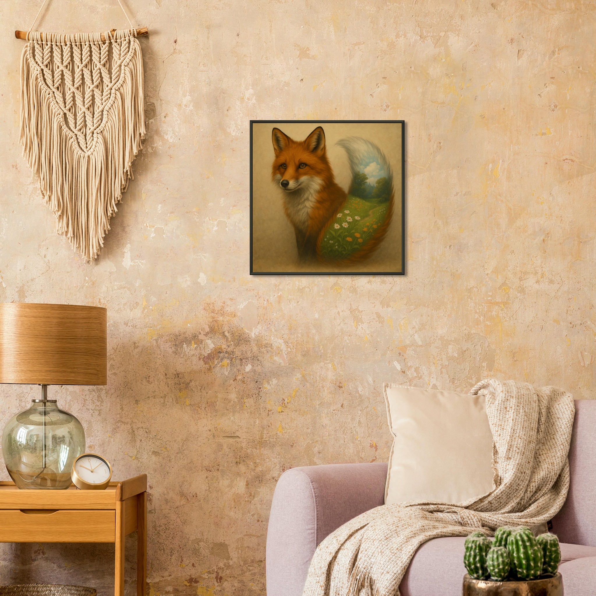 classic semi glossy paper metal framed poster botanical fox 5ef2bdc6-4f71-4ef0-90dd-3da1c2af588f