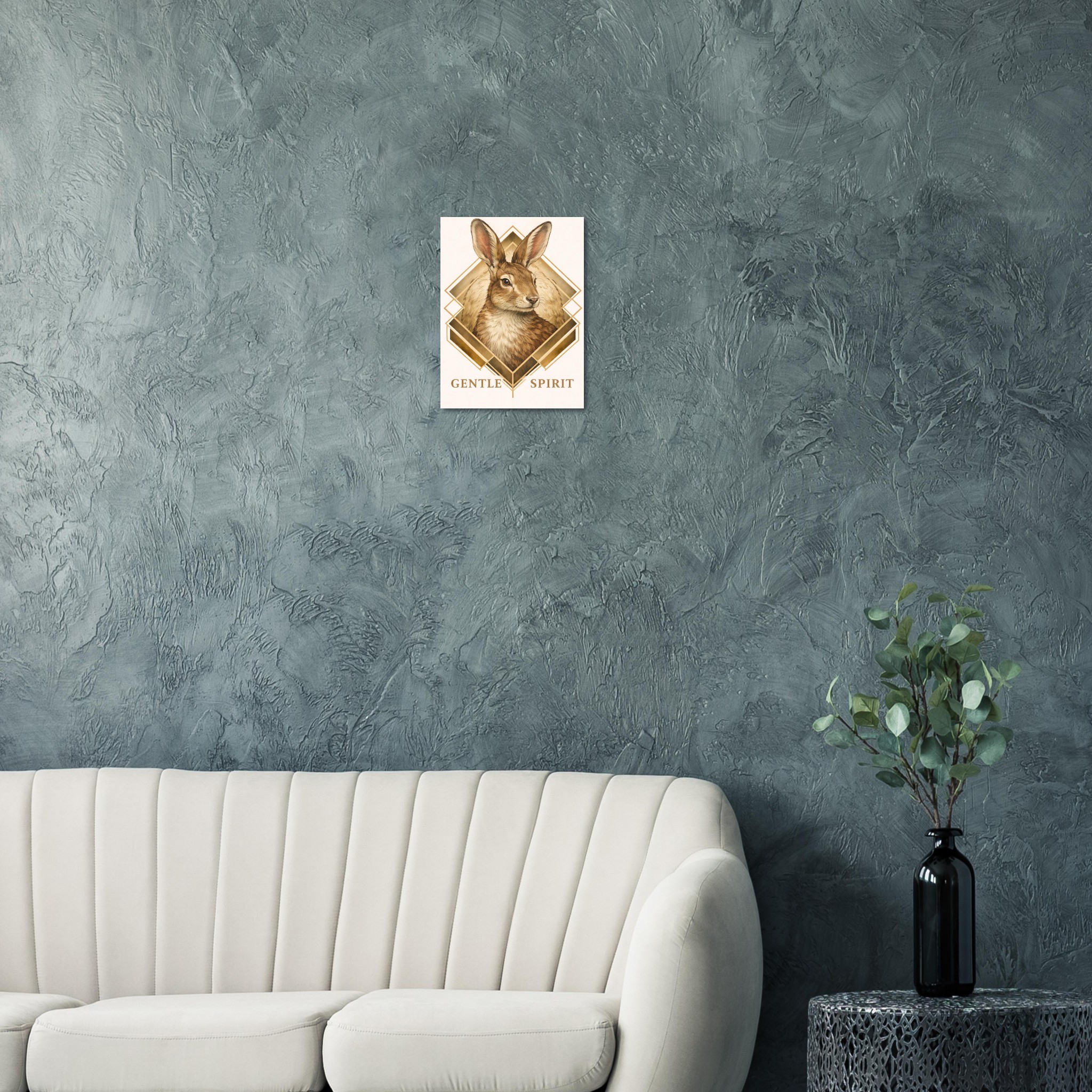 classic semi glossy paper poster hare wall art 6048265c-edde-407e-8ab2-955911391636