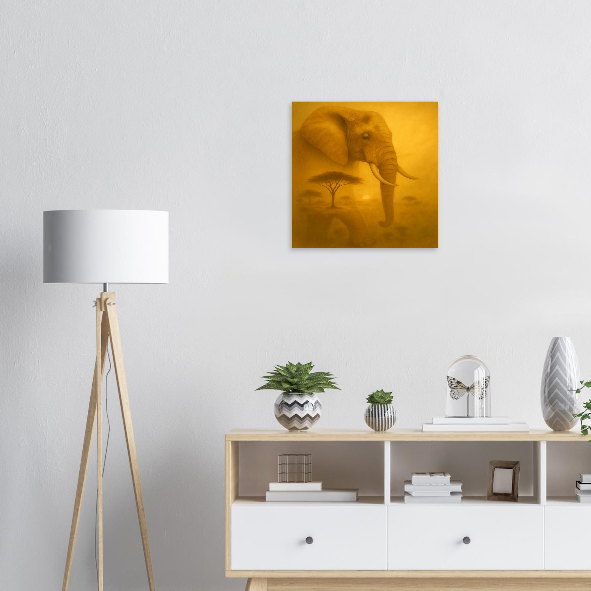 classic semi glossy paper poster african elephant 61051d5a-056f-4ebe-bf41-366a336ac854