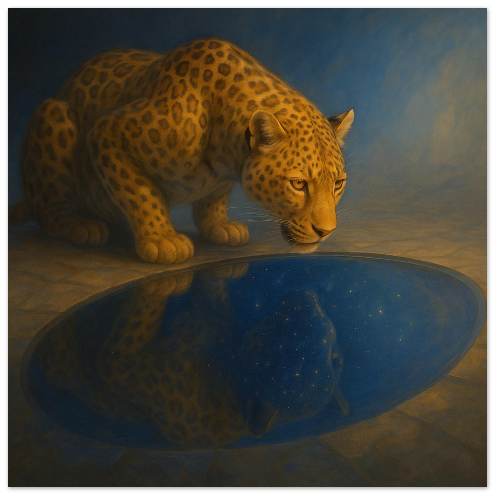 classic semi glossy paper poster leopard art 614afa34-c9d7-480a-b512-c6c1d907a601