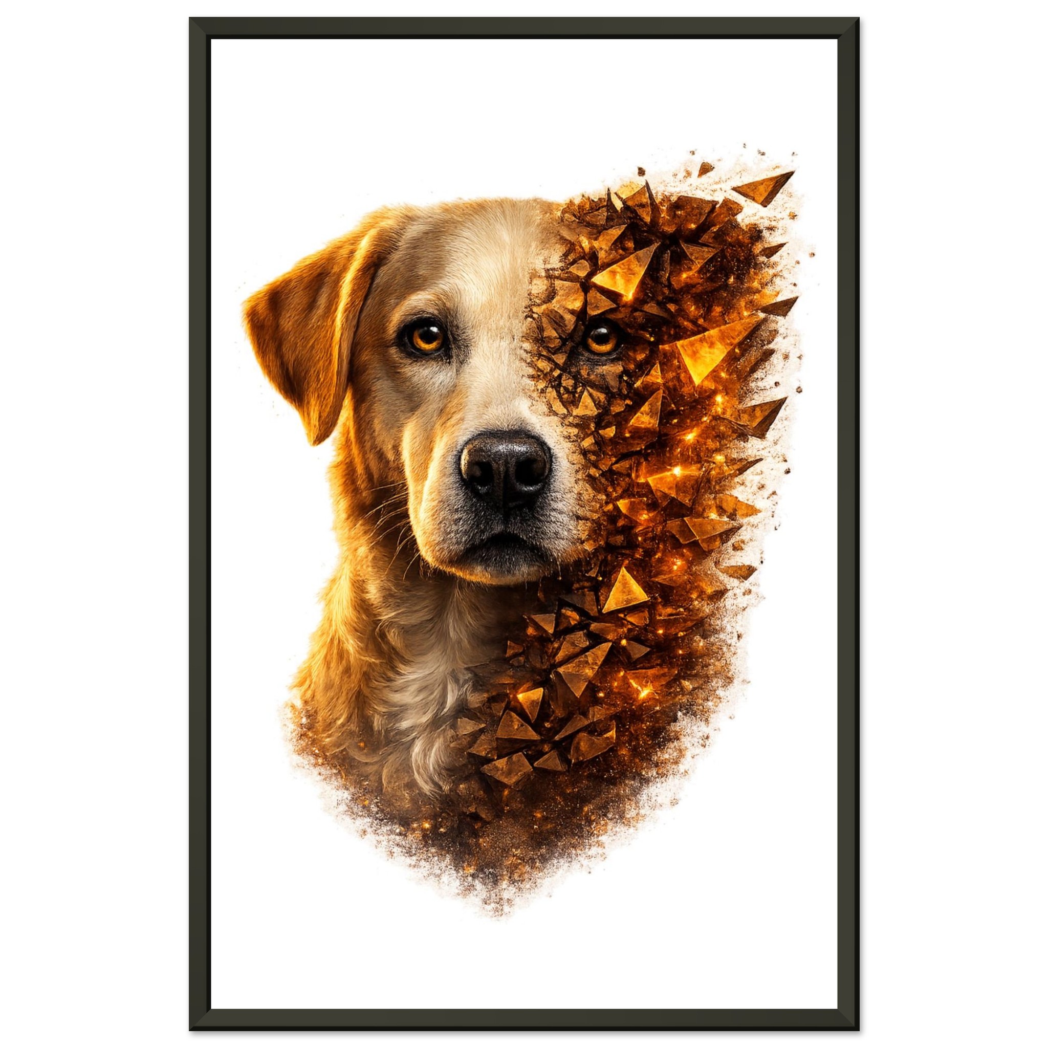 classic semi glossy paper metal framed poster labrador 6228e7d3-dfd3-448a-814f-8d6d927b41d7