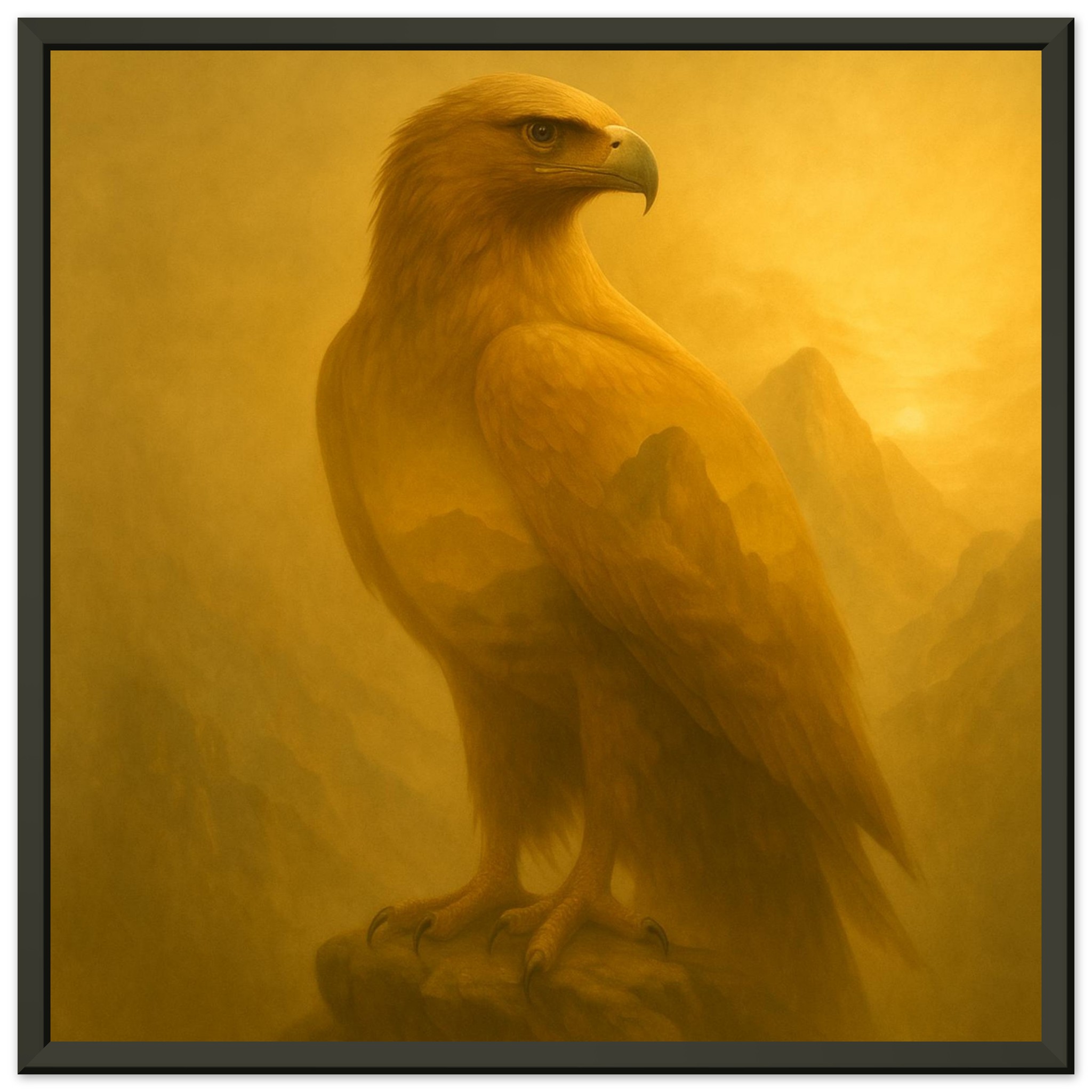 classic semi glossy paper metal framed poster golden eagle 6281dd98-8e22-49d2-8ac3-157aa4247144