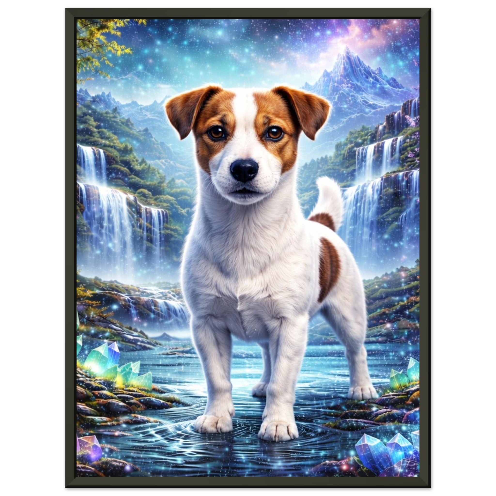 classic semi glossy paper metal framed poster jack russell 63f67f2e-0d8a-4e62-8d1d-5995dcc18ec4