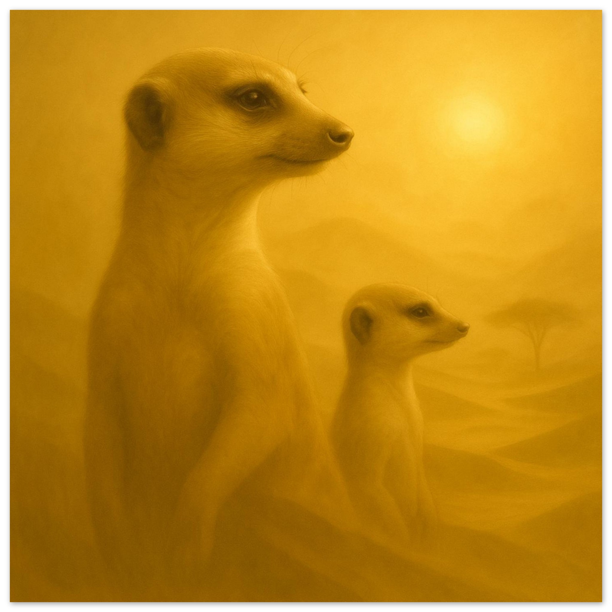 classic semi glossy paper poster meerkats 65c1252c-11e6-4a0f-bf2a-36f2c715290e