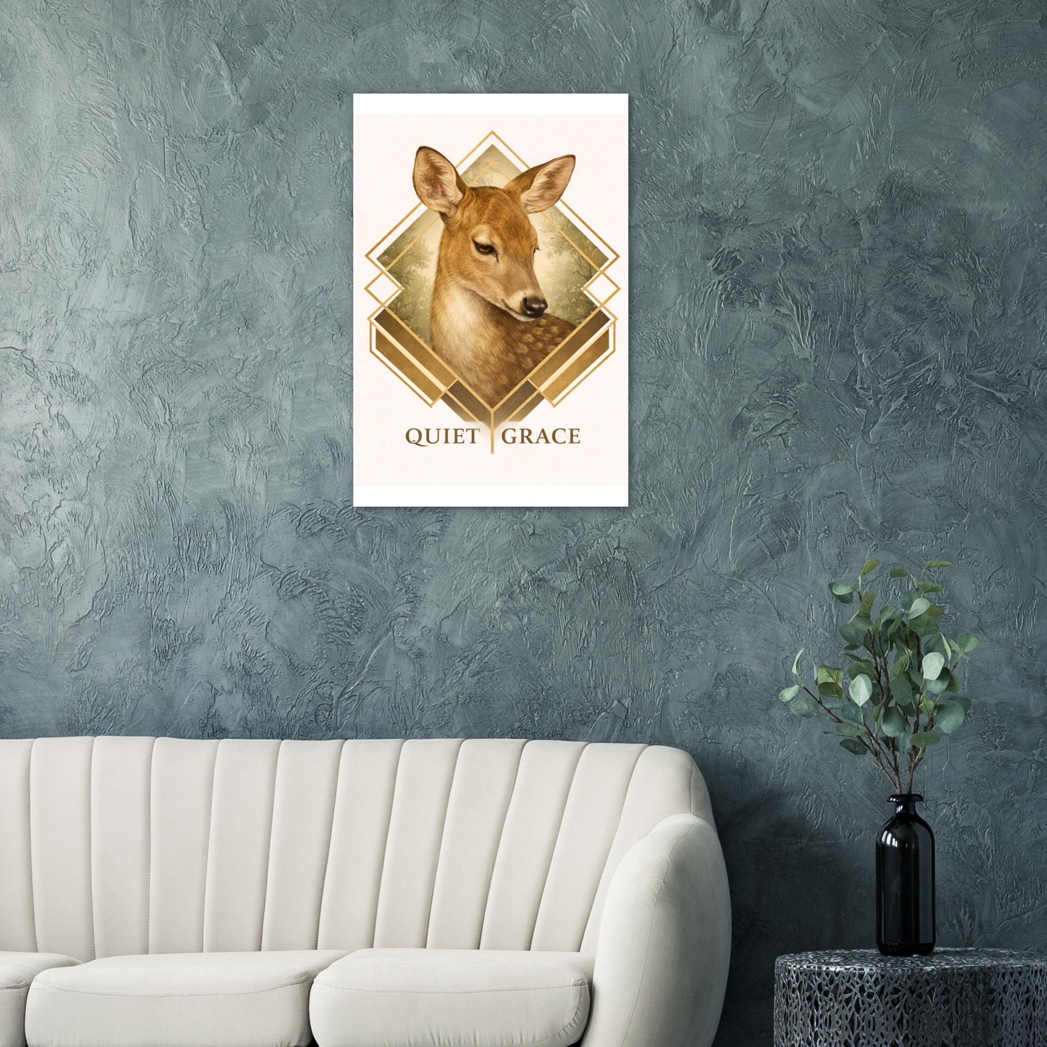 classic semi glossy paper poster, deer 6668689a-435c-4cd5-94c1-e7c821677d4c