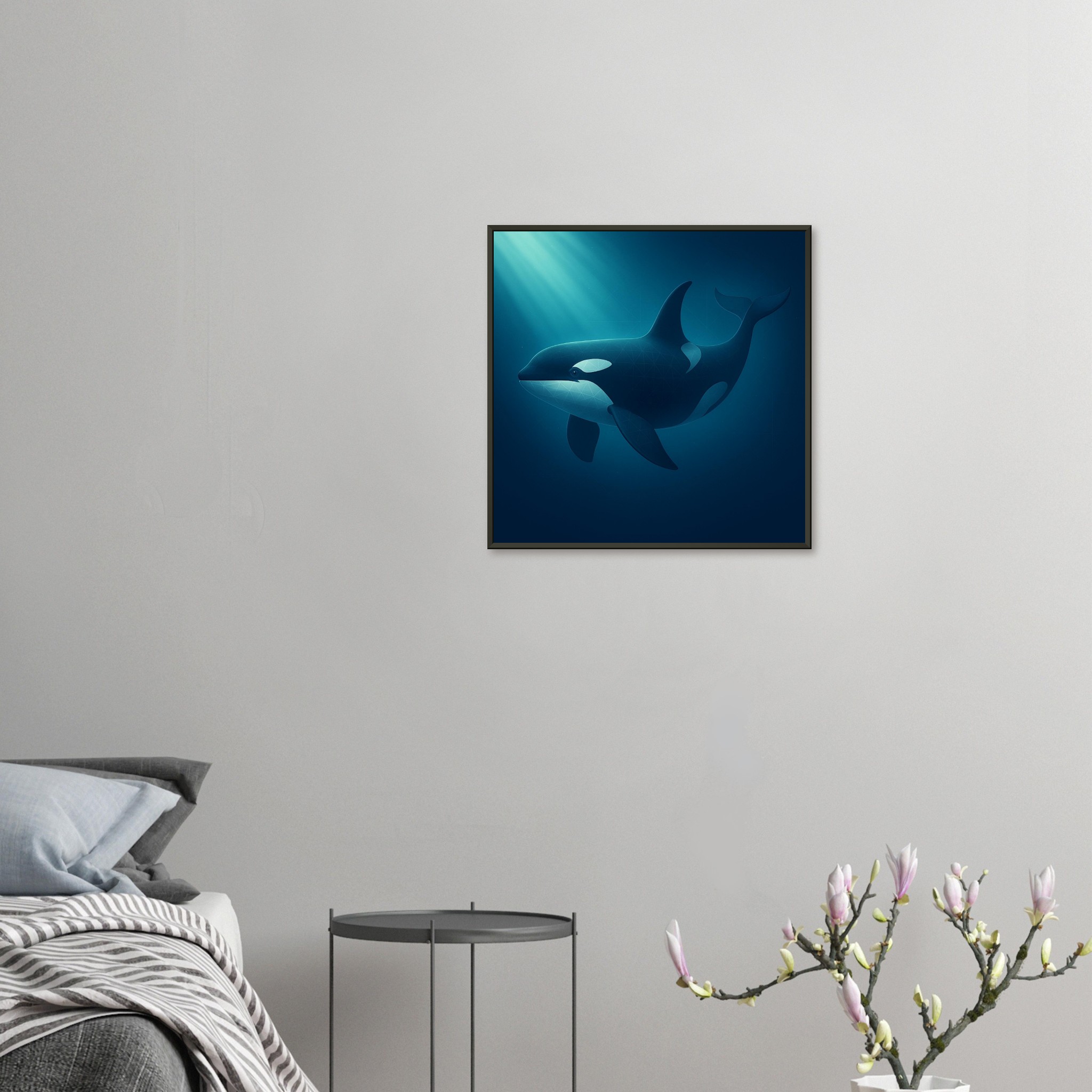 classic semi glossy paper metal framed poster orca 675046ee-a201-46bc-bc34-56f7e1f736f9