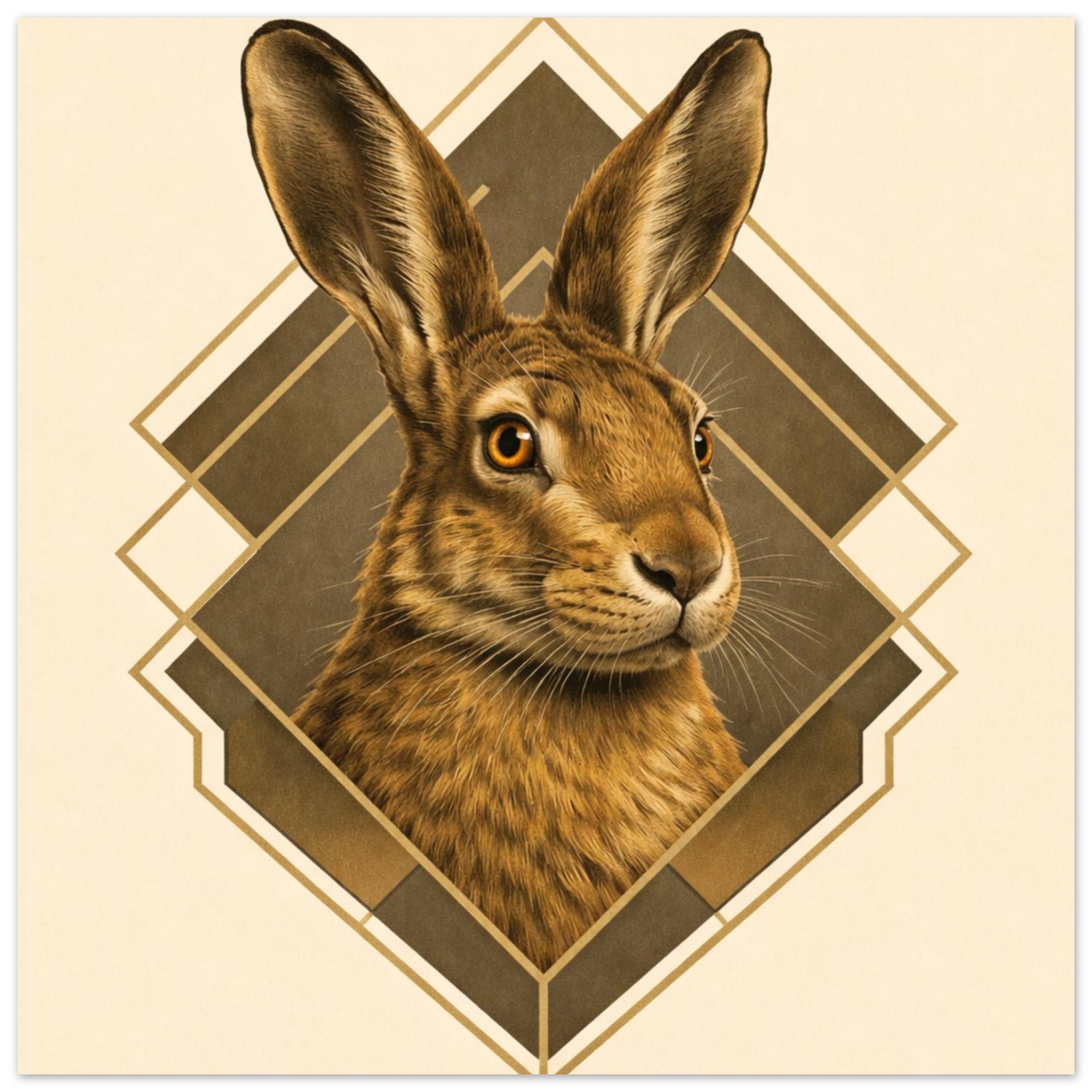 classic semi glossy paper poster hare 6b37266a-716c-4107-9c35-496739577517