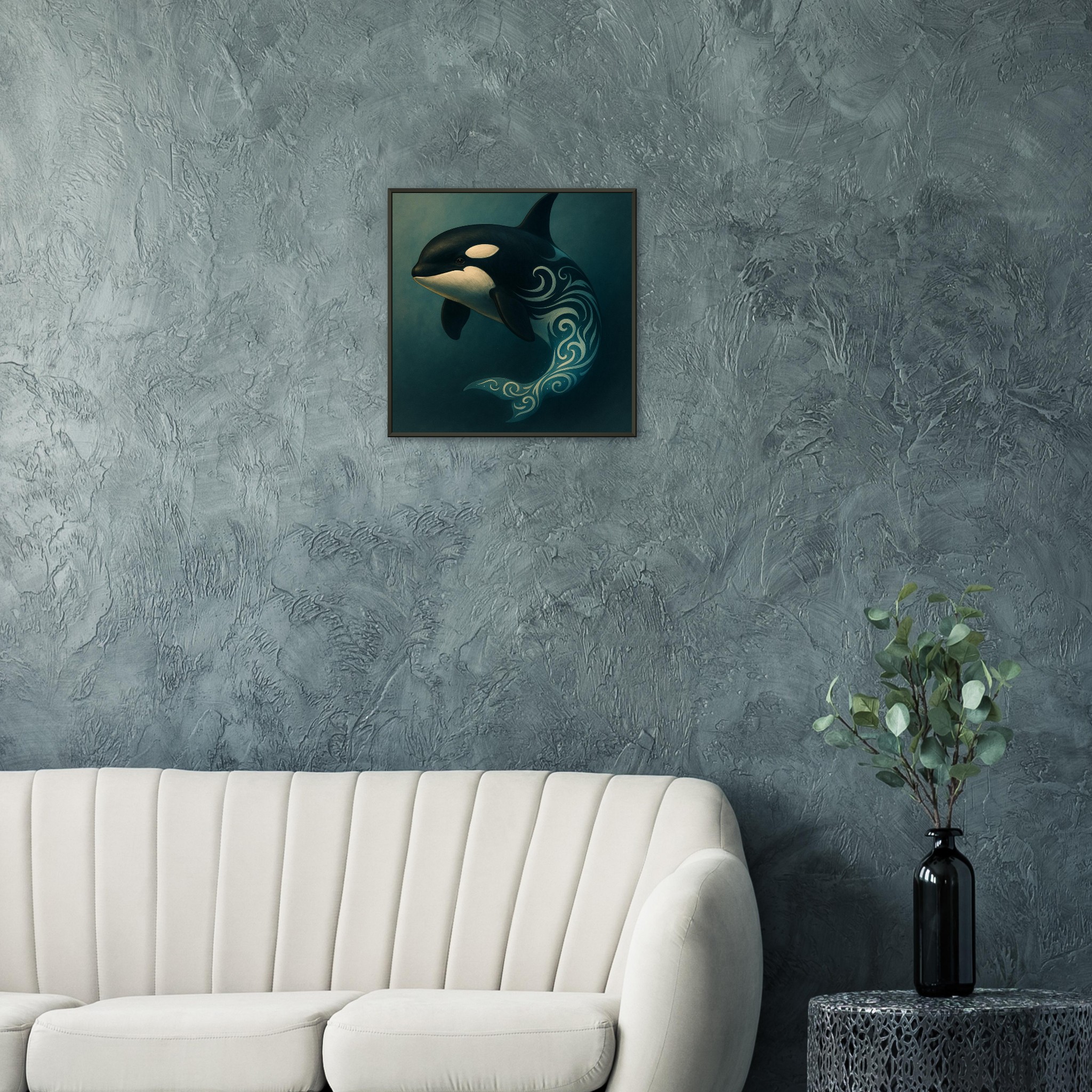 classic semi glossy paper metal framed poster orca 6b9e527d-6994-4257-85ab-2ab50175224f