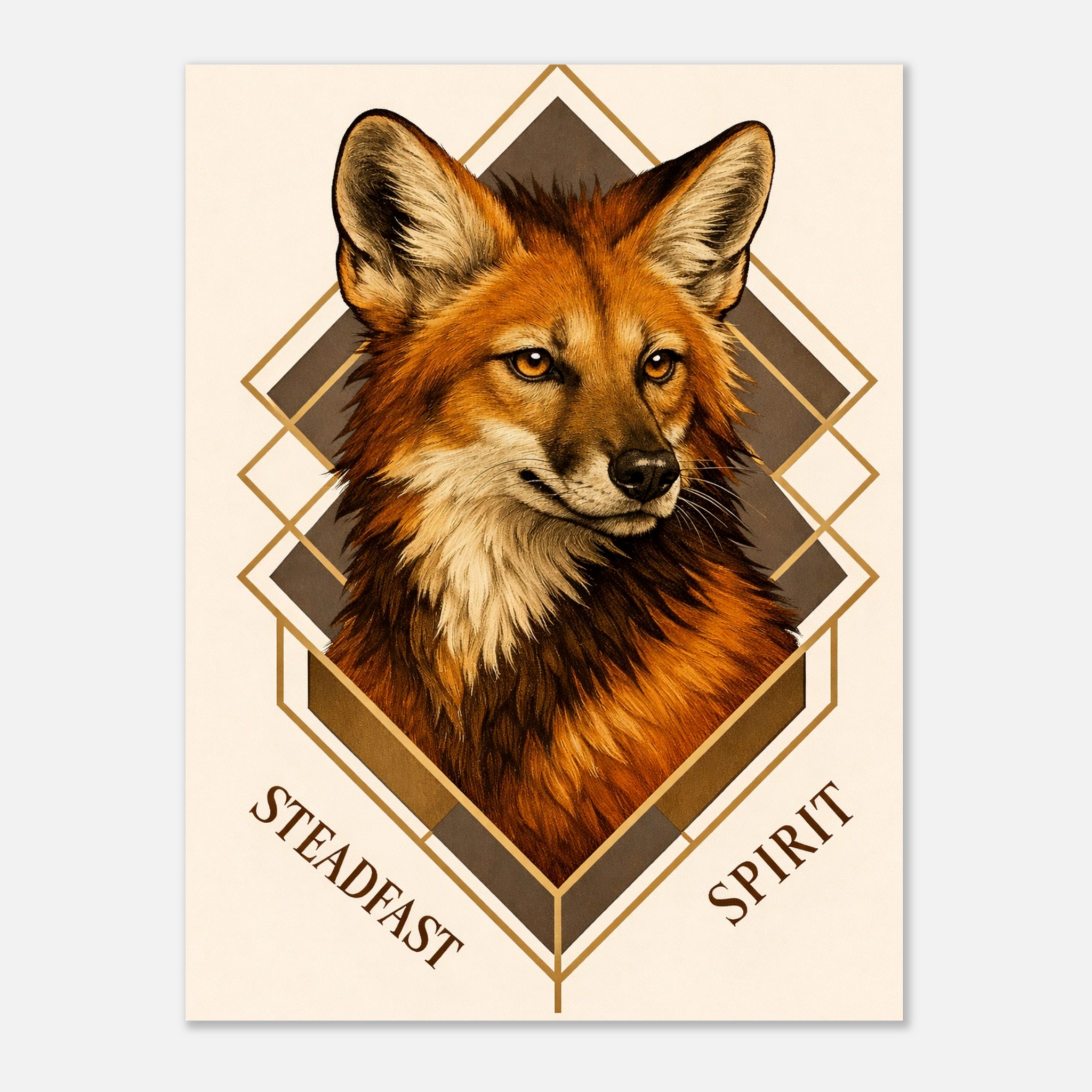 classic semi glossy paper poster maned wolf 6bbb1e82-3beb-49a6-bdec-4ba3f2de7687