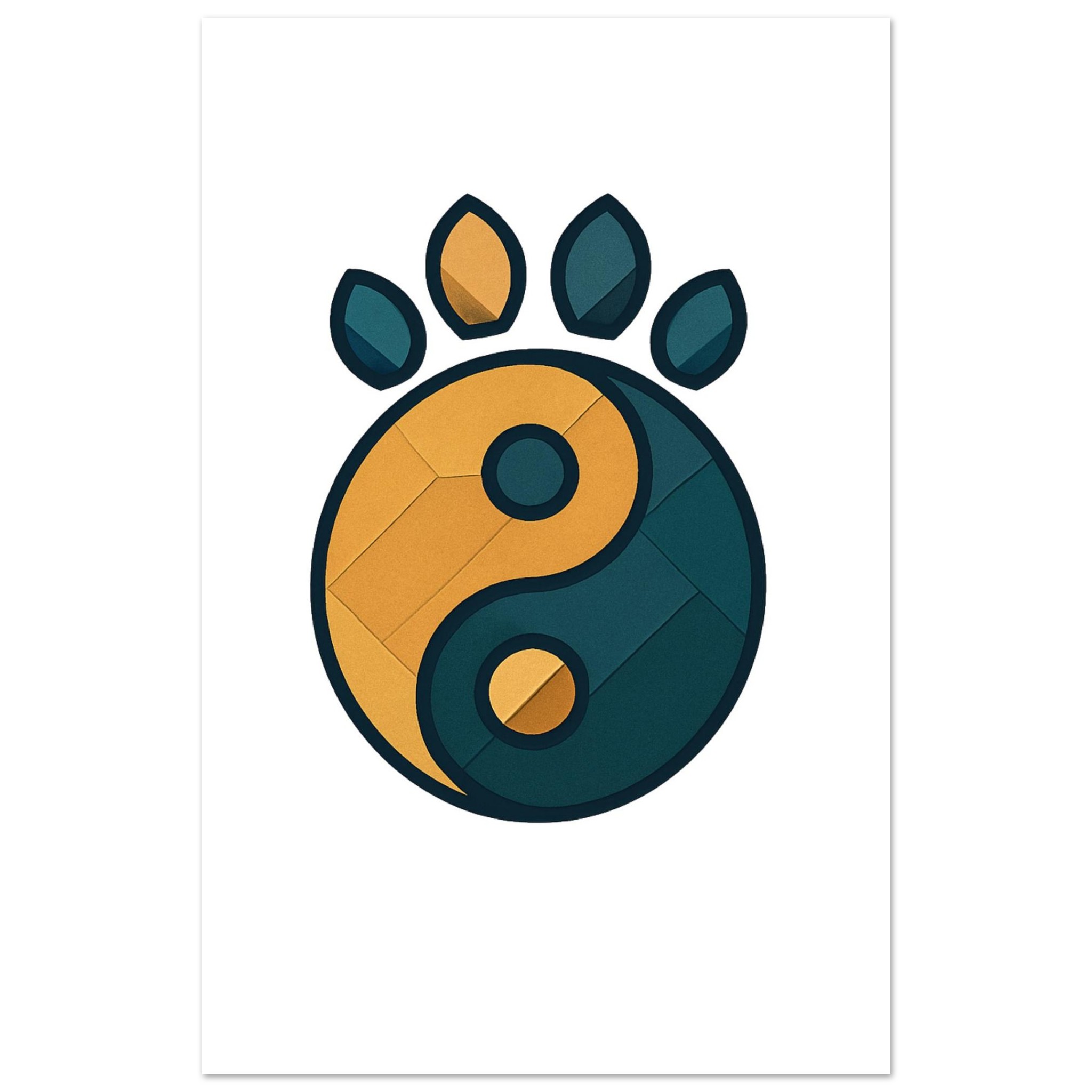 classic semi glossy paper poster yin and yang 6cc5963e-590b-4706-8d93-67cb20c5307c