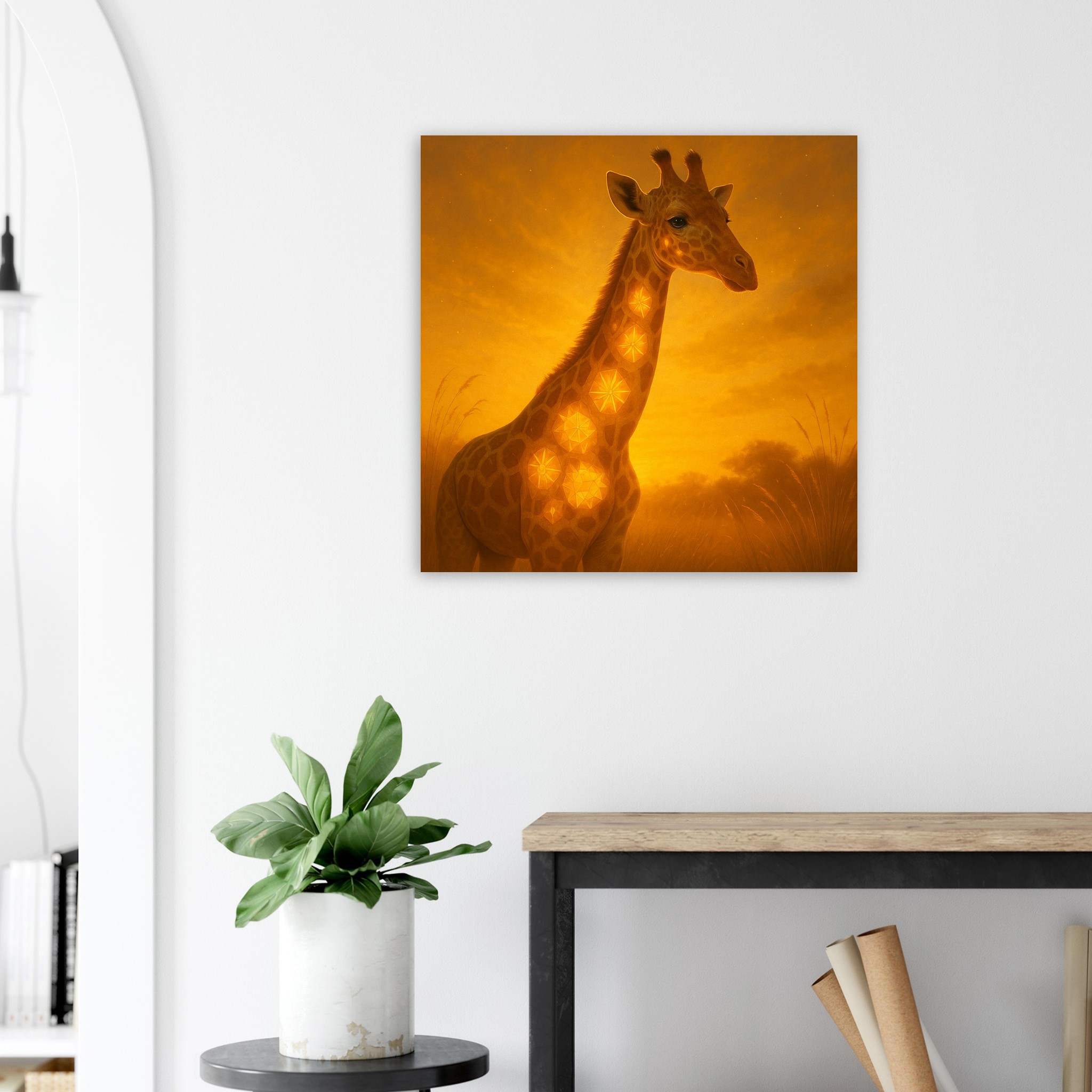 classic semi glossy paper poster giraffe 6ea9a1ff-a725-42bc-8f20-c5c025510050