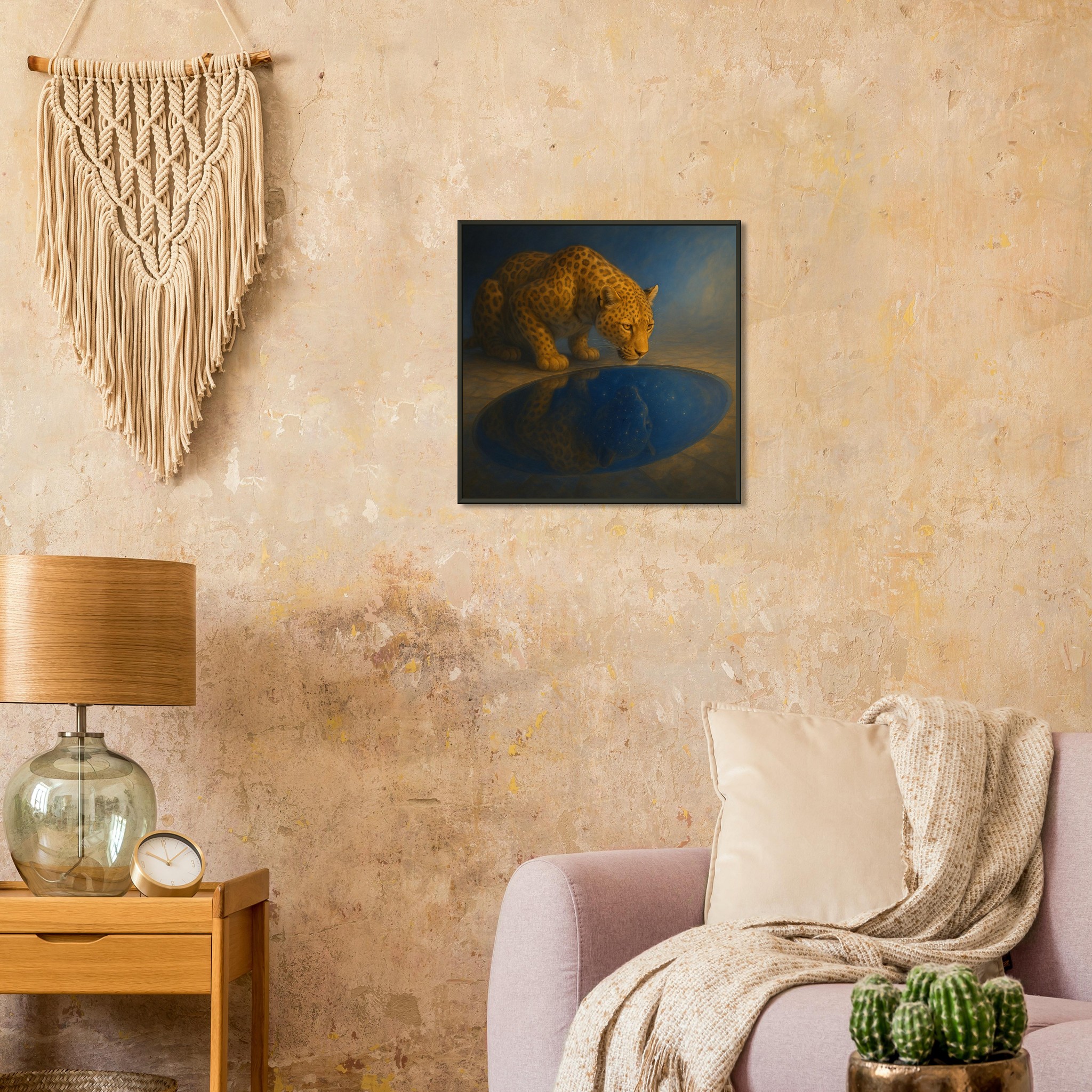 classic semi glossy paper metal framed poster leopard wall art 6f44e8ab-5445-457a-a9cd-7d0a57f8d73d