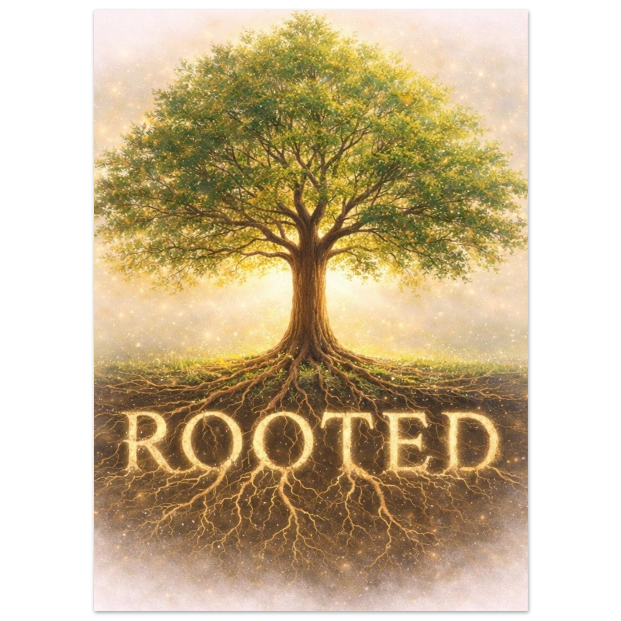 classic semi glossy paper poster rooted tree 6f9d9e71-fa94-44f0-b592-4839e879ccef