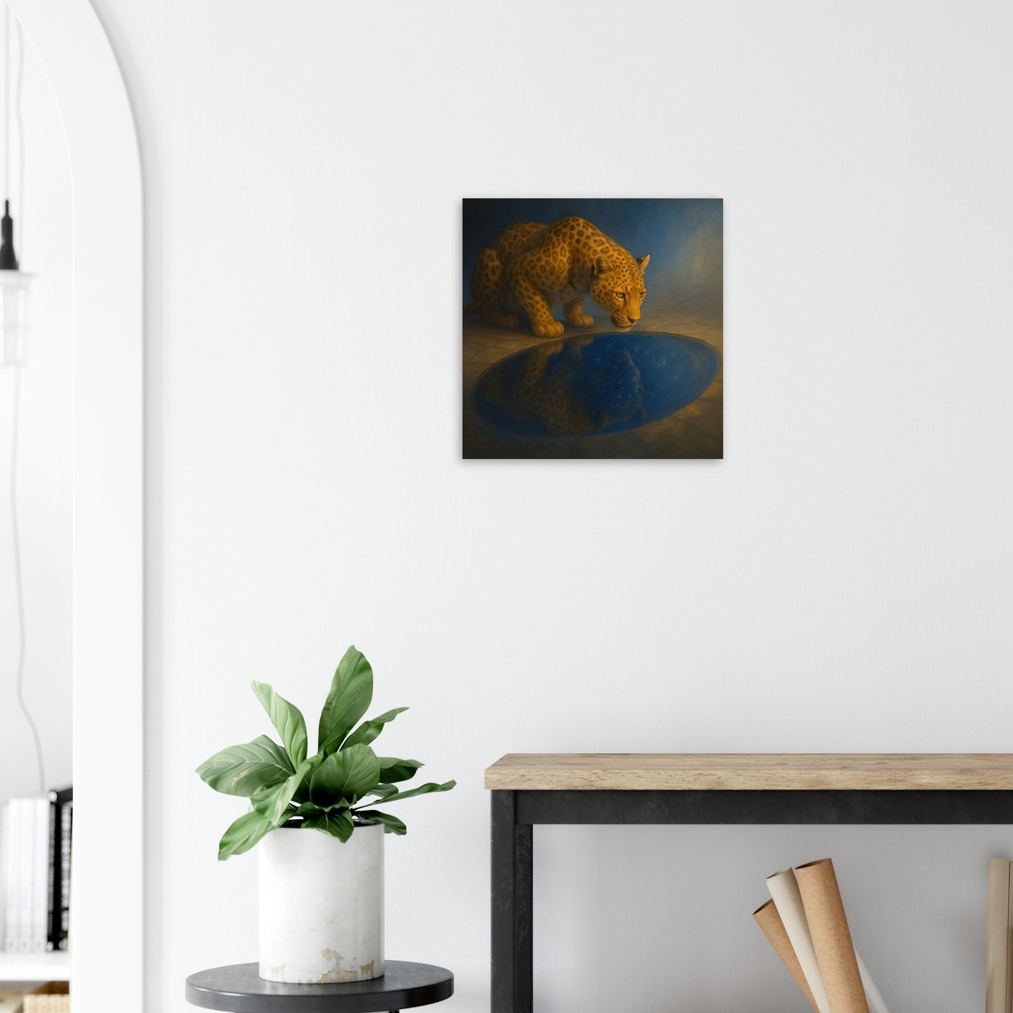 classic semi glossy paper poster leopard art 74cb8728-b572-40a0-8361-c103c8711680